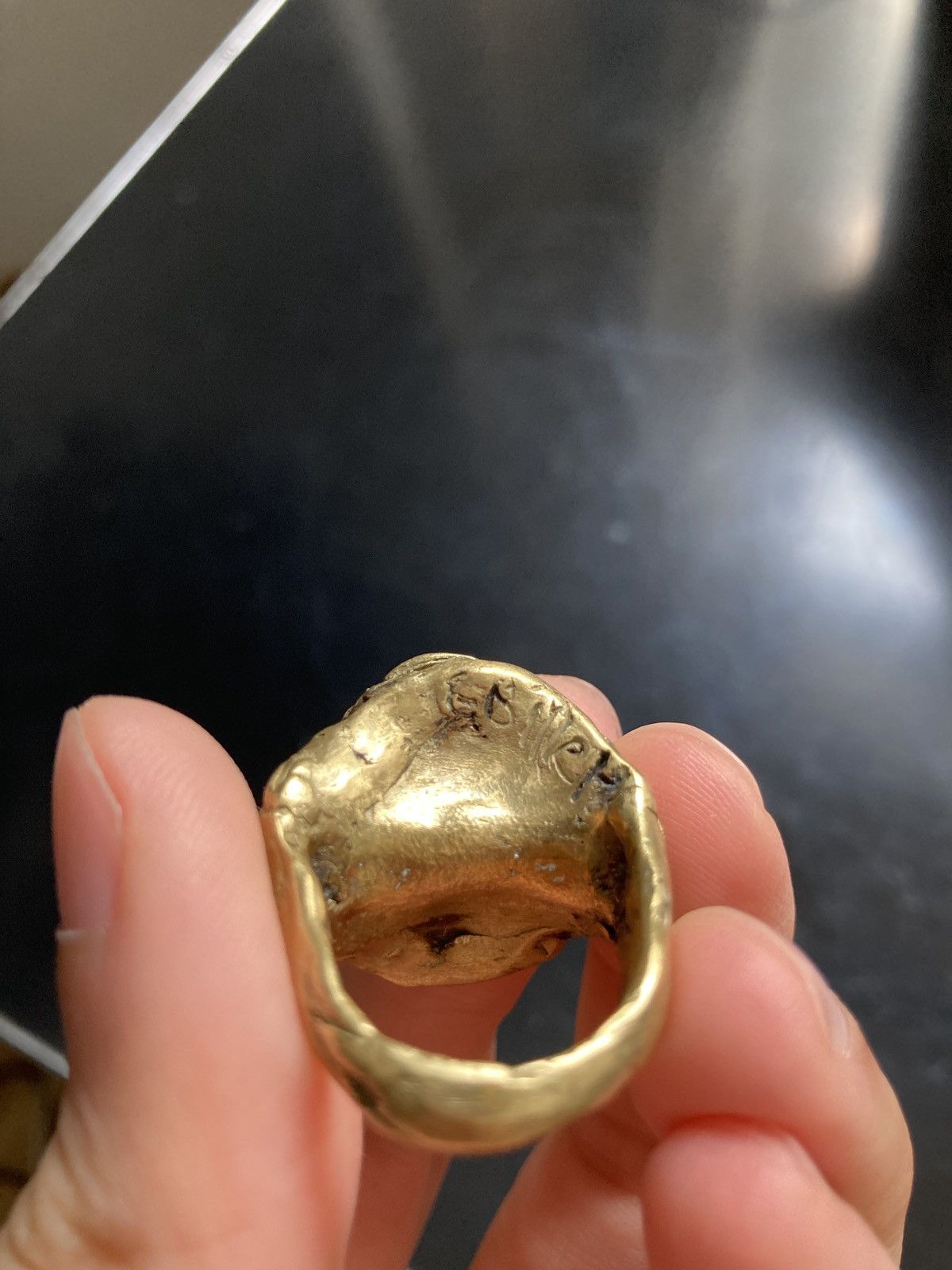 Rick Owens Rick Owens x Christiane Billet pre Hunrod Ltd. Bronze Ring Size ONE SIZE - 9 Thumbnail