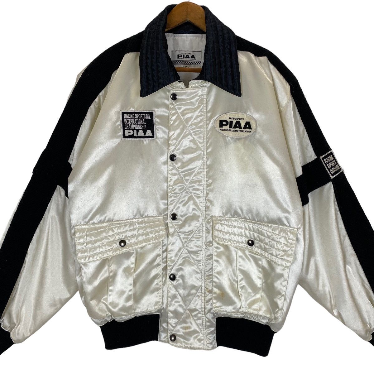 Vintage ✨Piaa Racing Motorsports satin bomber jacket Size US L / EU 52-54 / 3 - 5 Thumbnail
