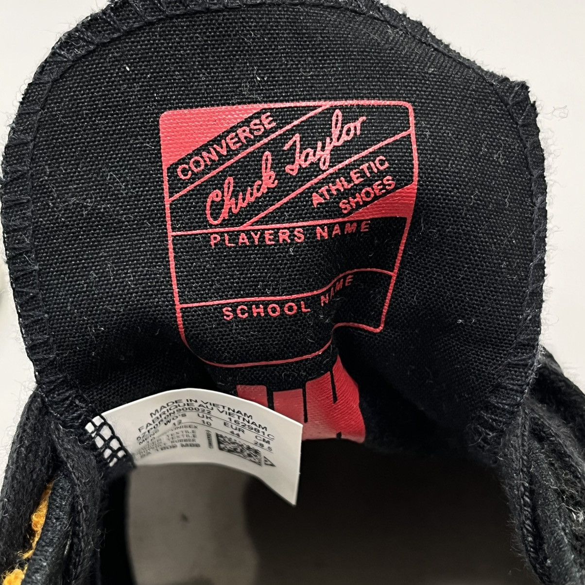 Converse × Undefeated Converse Chuck Taylor All Star 70 Undefeated Varsity Jacket Size US 10 / EU 43 - 12 Thumbnail