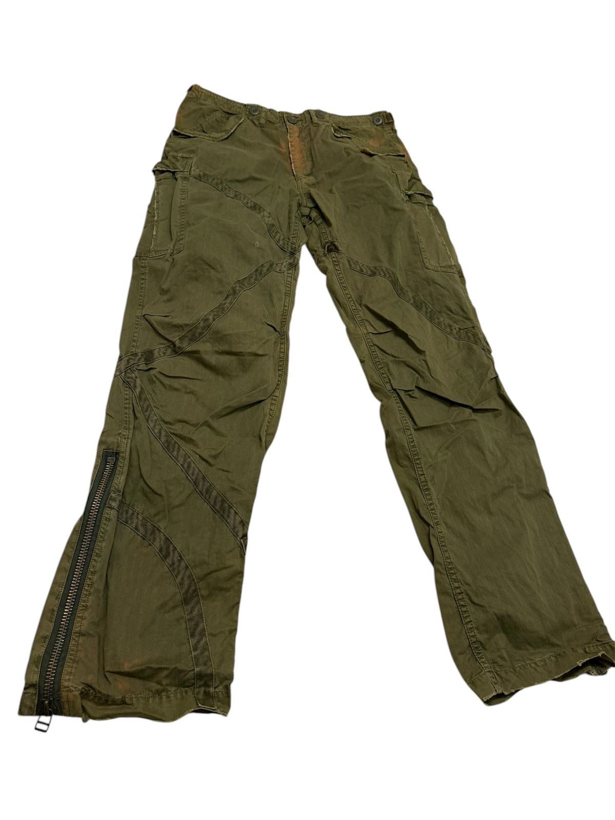 Vintage Japan Brand Aima Tactical Army Style Pants Cargo Design Size US 32 / EU 48 - 2 Thumbnail