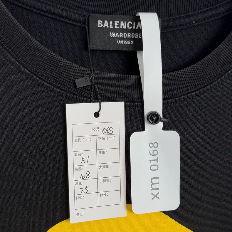 Balenciaga Balenciaga Melting smiley logo short sleeve XXS size Size US XXS / EU 40 - 2 Thumbnail