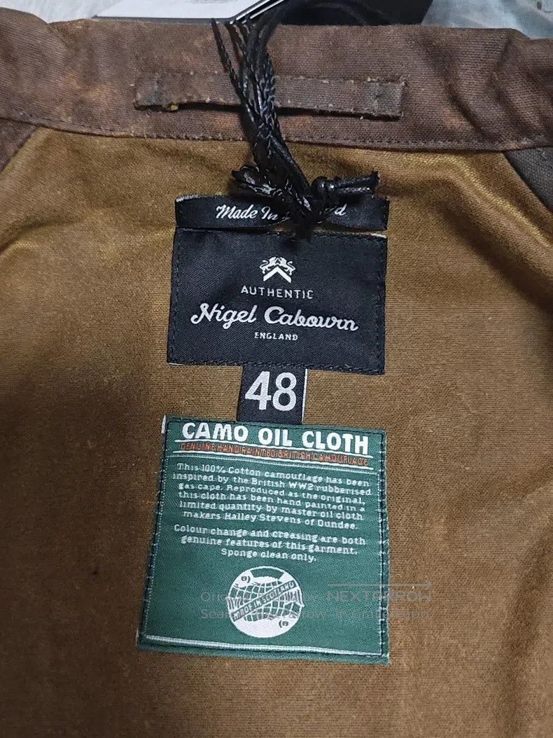 Nigel Cabourn Nigel Cabourn Main Line Reproduction WWII Waxed Cloth Oilc Size US M / EU 48-50 / 2 - 7 Thumbnail
