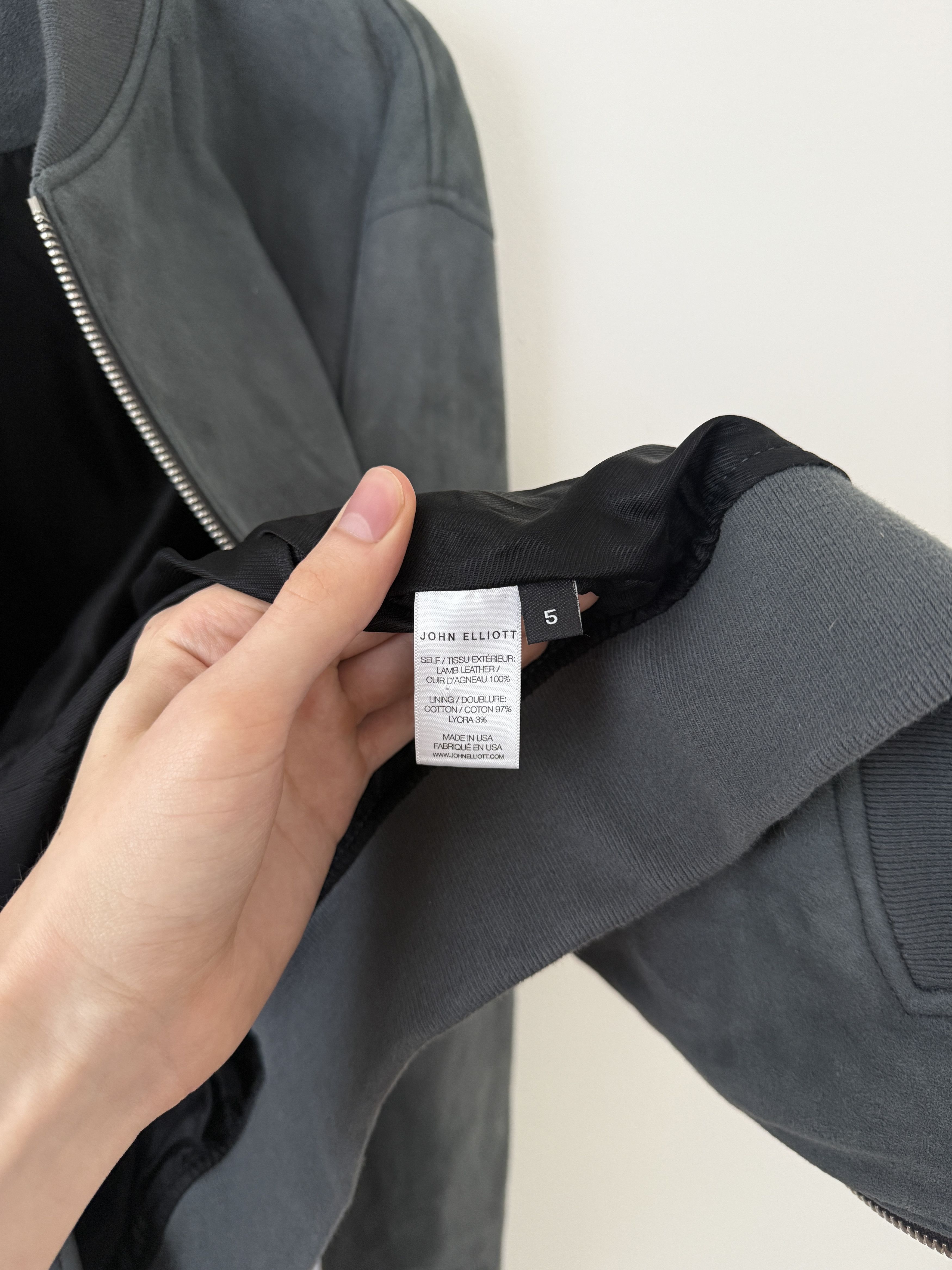 John Elliott Leather Bogota Bomber Size US XXL / EU 58 / 5 - 15 Thumbnail