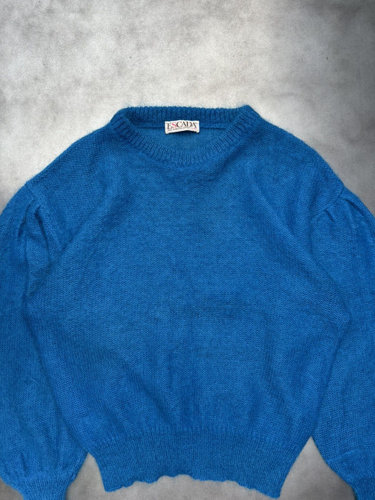 Escada × Escada Sport × Vintage 1980s Escada Mohair Sweater Vintage Escada Sweater W Germany Size US S / EU 44-46 / 1 - 7 Thumbnail