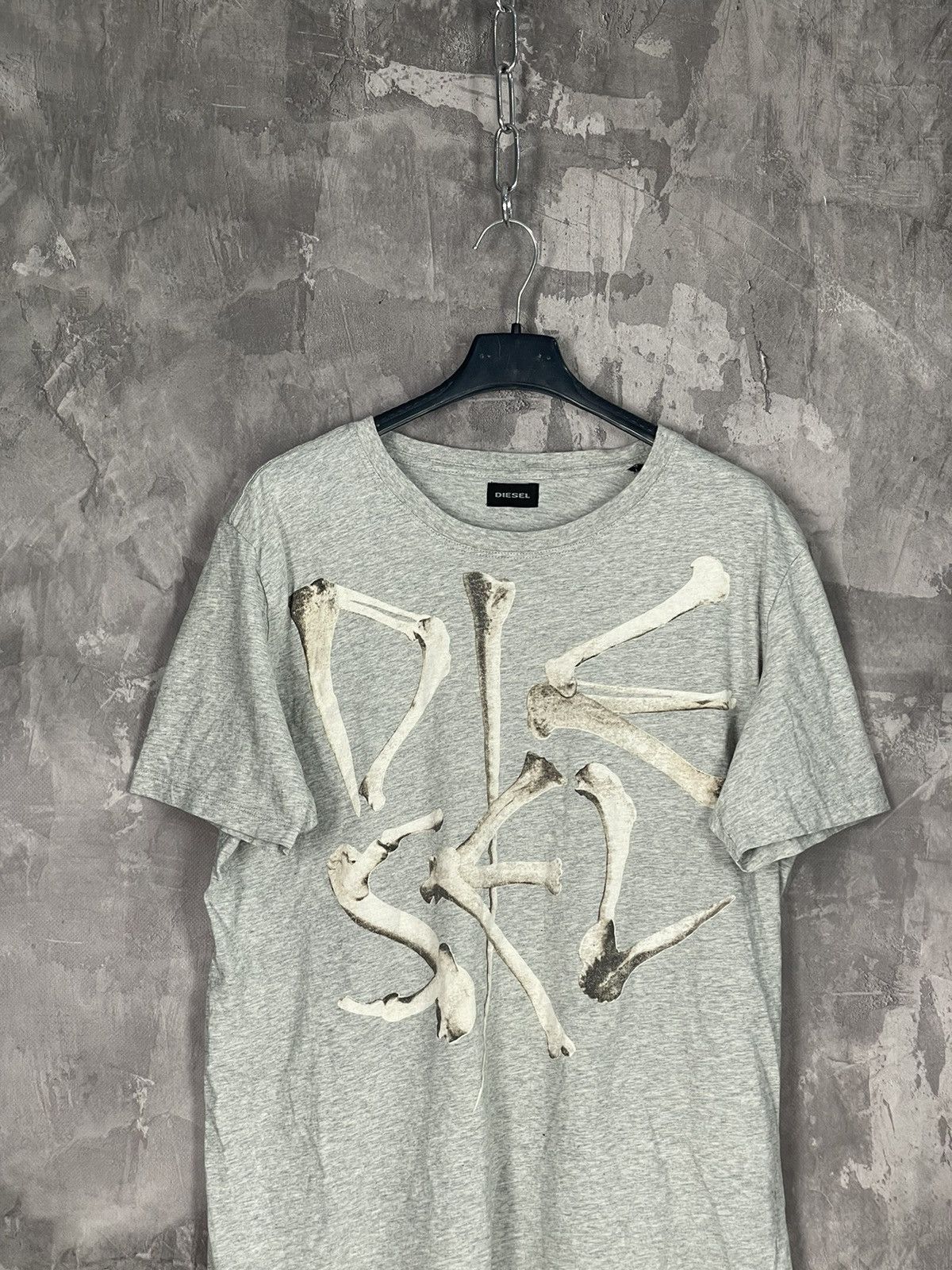 Diesel Diesel Avant Garde Y2K Vintage Japanese Logo T shirt Size US XL / EU 56 / 4 - 2 Thumbnail