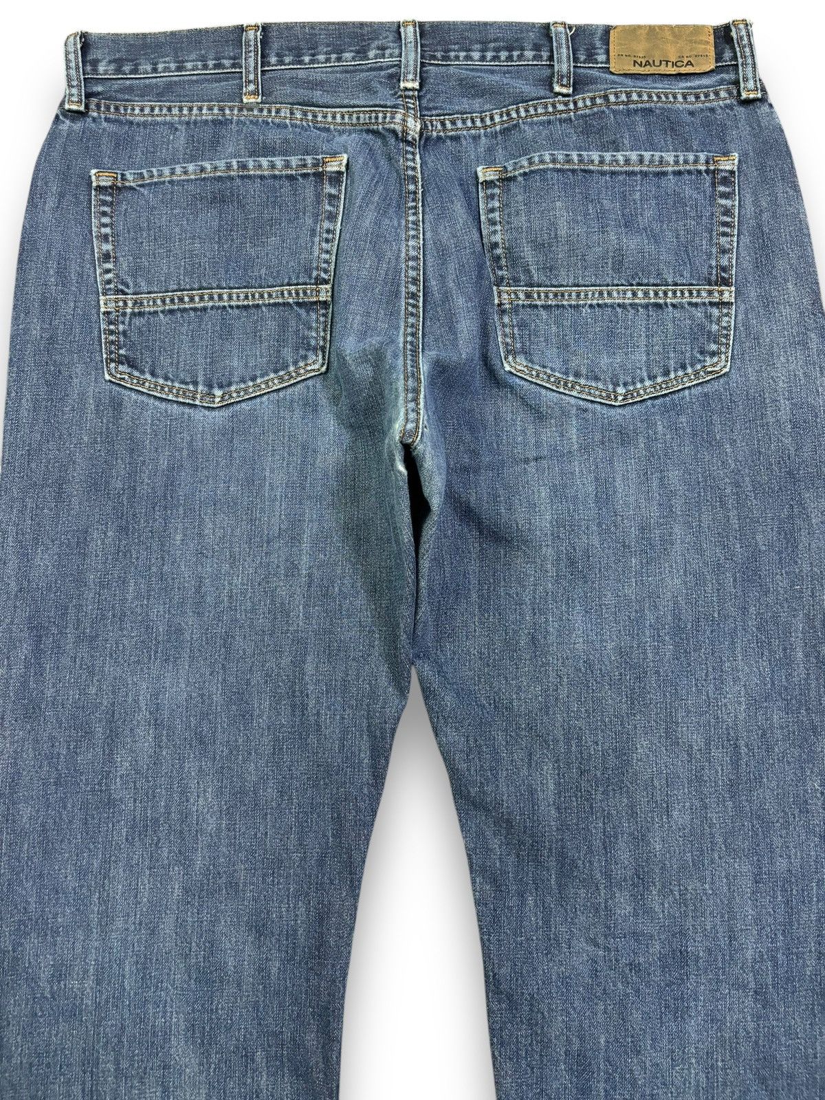 Nautica Vintage Y2K Nautica Regular Straight Blue Denim Jeans Size US 38 / EU 54 - 10 Thumbnail