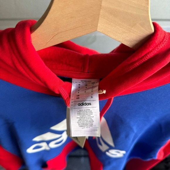 Adidas NWT ADIDAS ESSENTIALS FLEECE BIG LOGO HOODIES SZ MEDIUM M Size US M / EU 48-50 / 2 - 5 Thumbnail