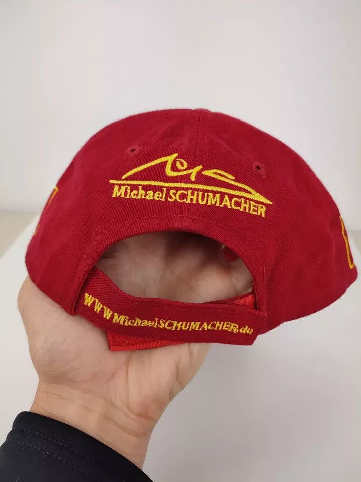 Ferrari Champion Michael Schumacher Ferrari Formula 1 Racing Cap Size ONE SIZE - 11 Thumbnail