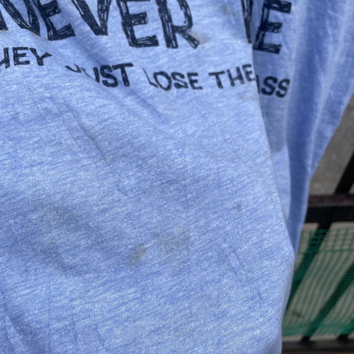Vintage 🔥Vintage 70s Old School Teacher Never Die Ringer Tee Size US S / EU 44-46 / 1 - 7 Thumbnail