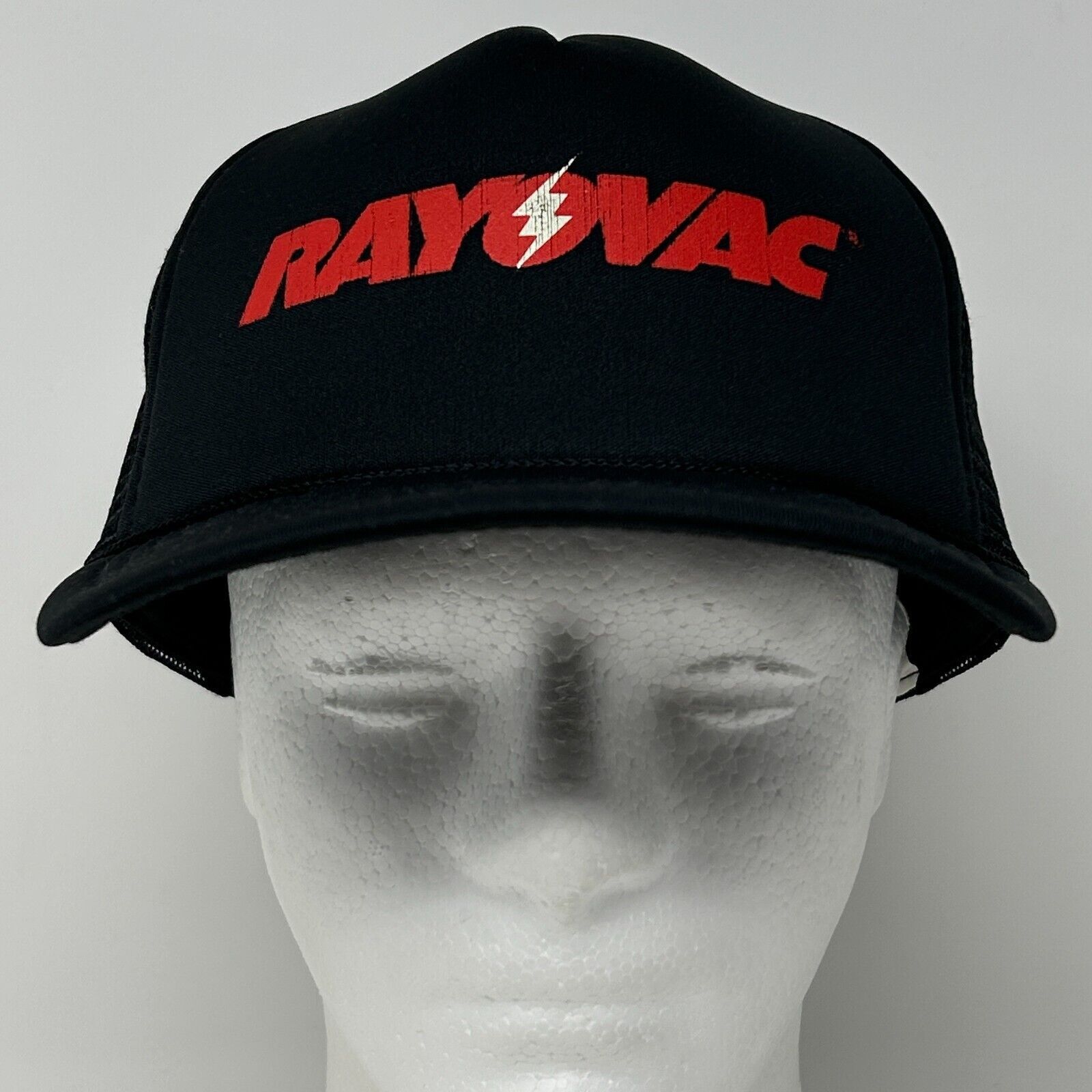 Vintage Vintage 90s Rayovac Batteries Trucker Hat Baseball Cap Black Size ONE SIZE - 2 Thumbnail