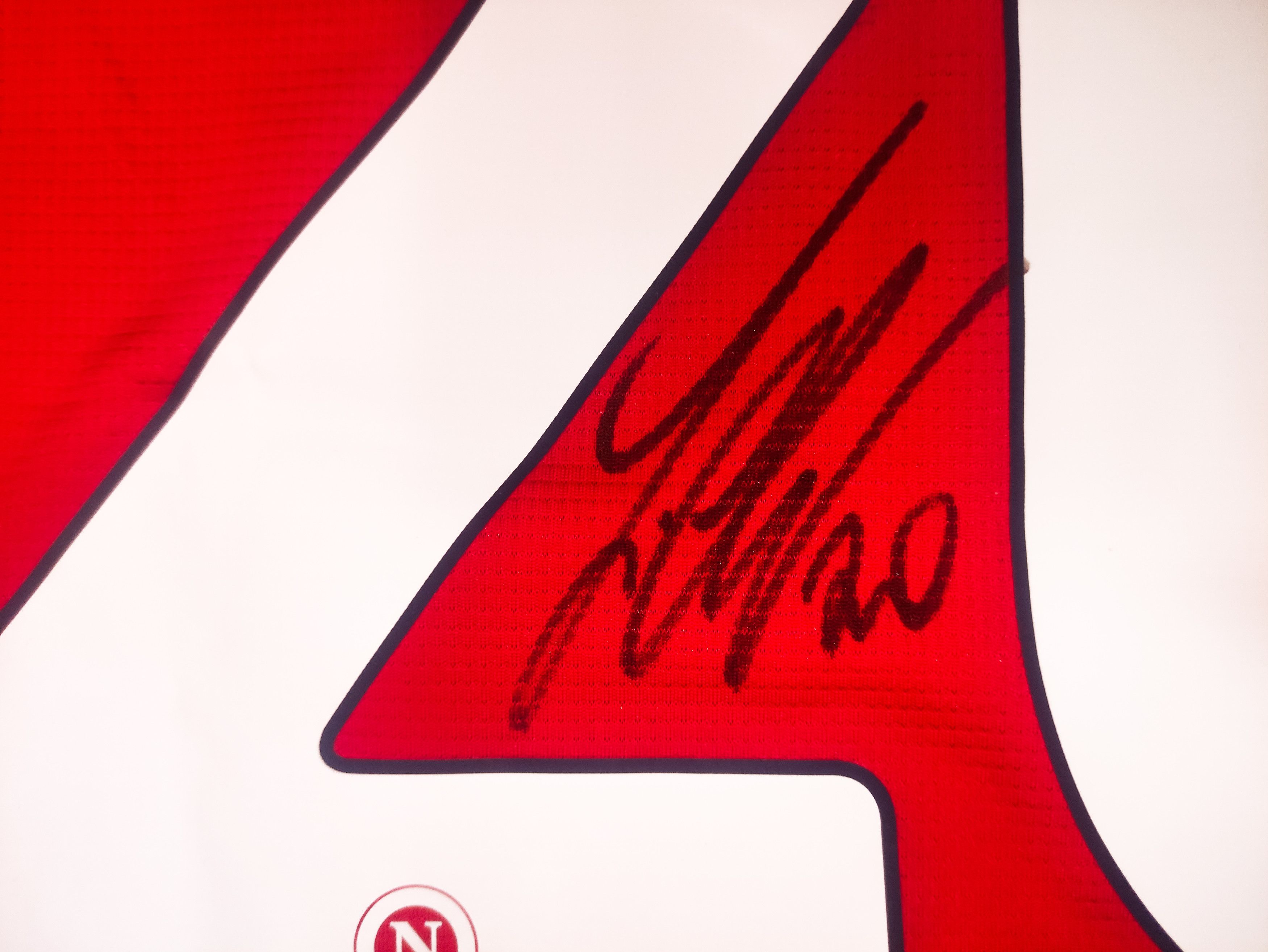 Emporio Armani BNWT Zieliński #20 SSC Napoli 2020 2021 Shirt Signed Size US S / EU 44-46 / 1 - 7 Thumbnail