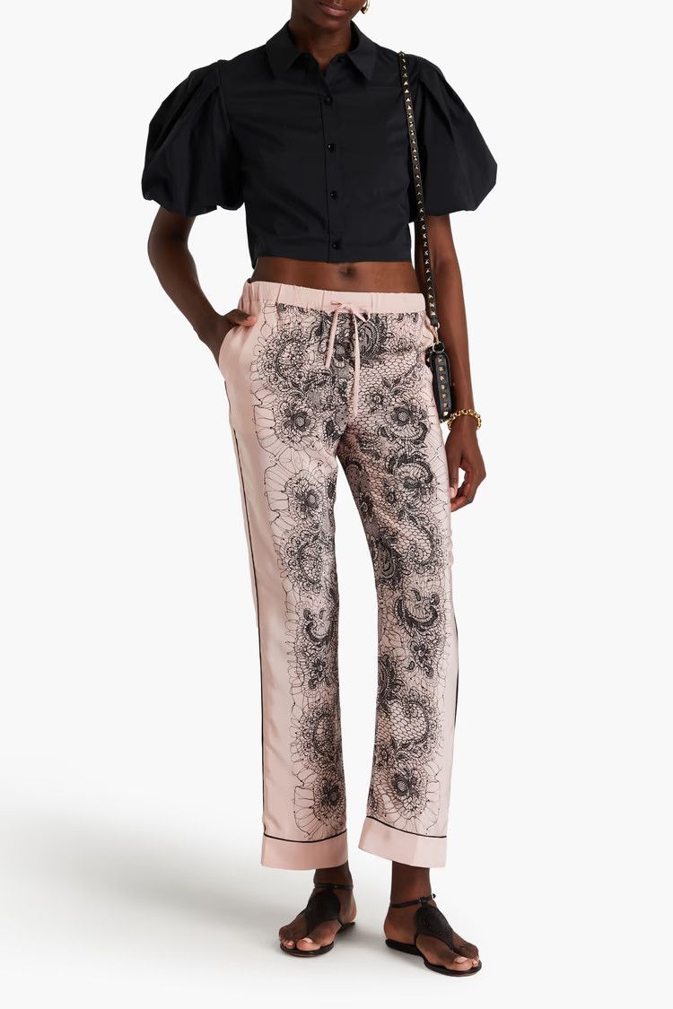 Valentino o1y0326 Jogger in Pink/Black Size 27" / US 4 / IT 40 - 2 Thumbnail