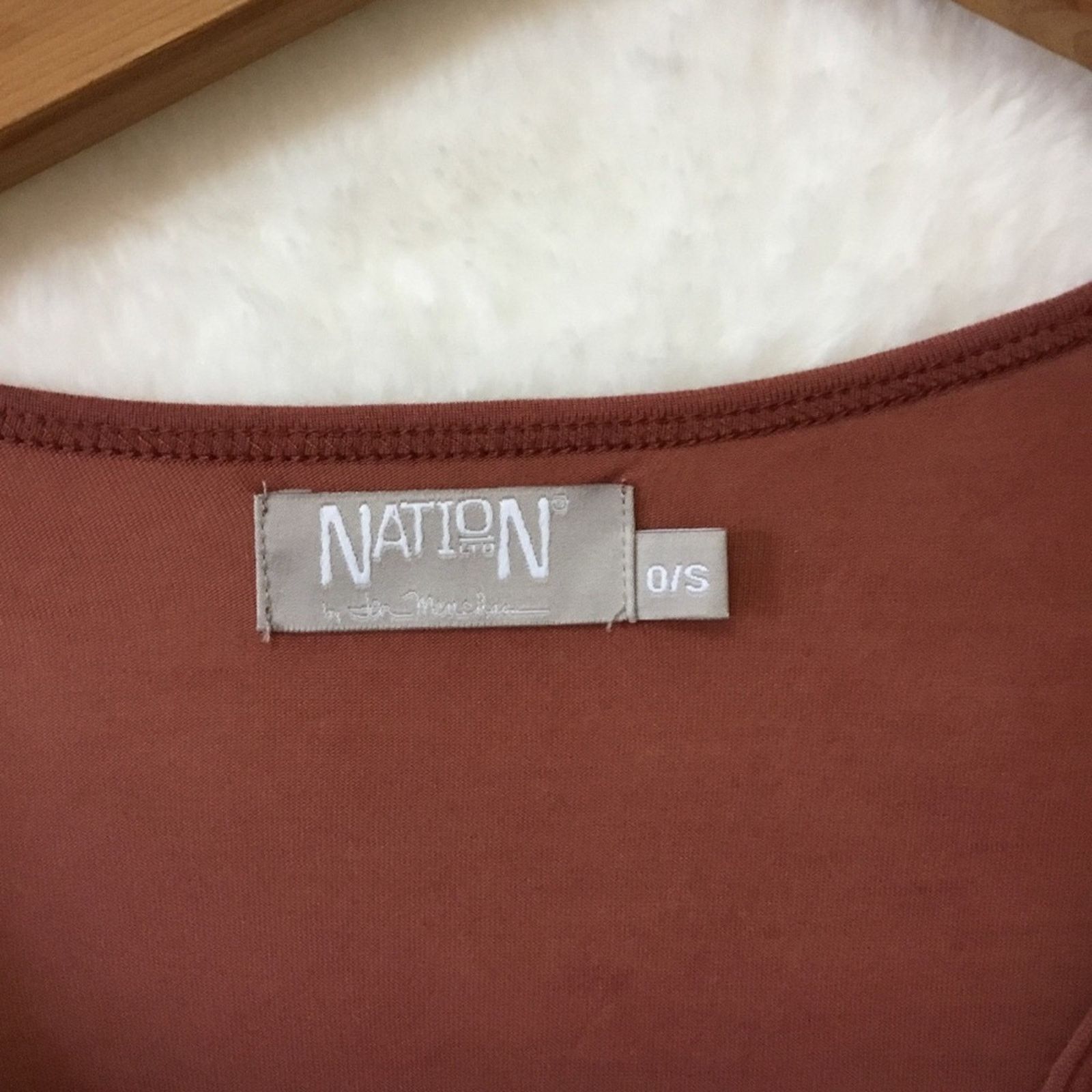 Other Nation LTD by Jen Menchaca Brownish-Red Long Shirt Size XS / US 0-2 / IT 36-38 - 2 Thumbnail