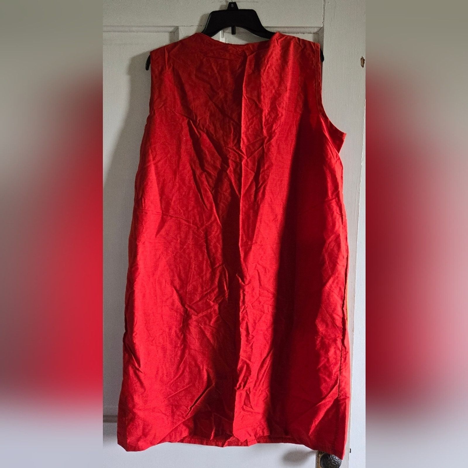 Other Vintage cotton blend shift dress, NEW WITH TAGS STILL ON! Size XL / US 12-14 / IT 48-50 - 2 Thumbnail