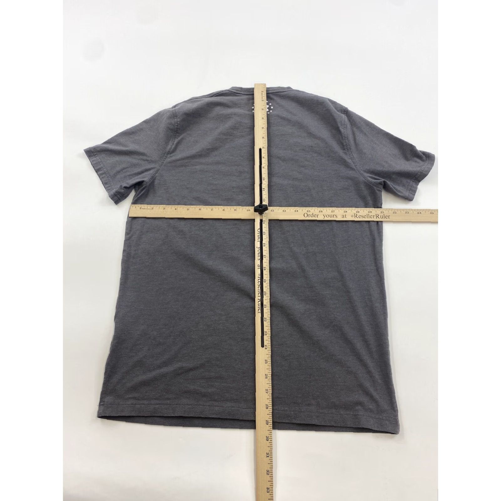 Under Armour Under Armour T-Shirt Men M Heatgear Spell Out Big Logo American Flag USA Print Short Sleeve Crew Neck Gray Size US M / EU 48-50 / 2 - 3 Thumbnail