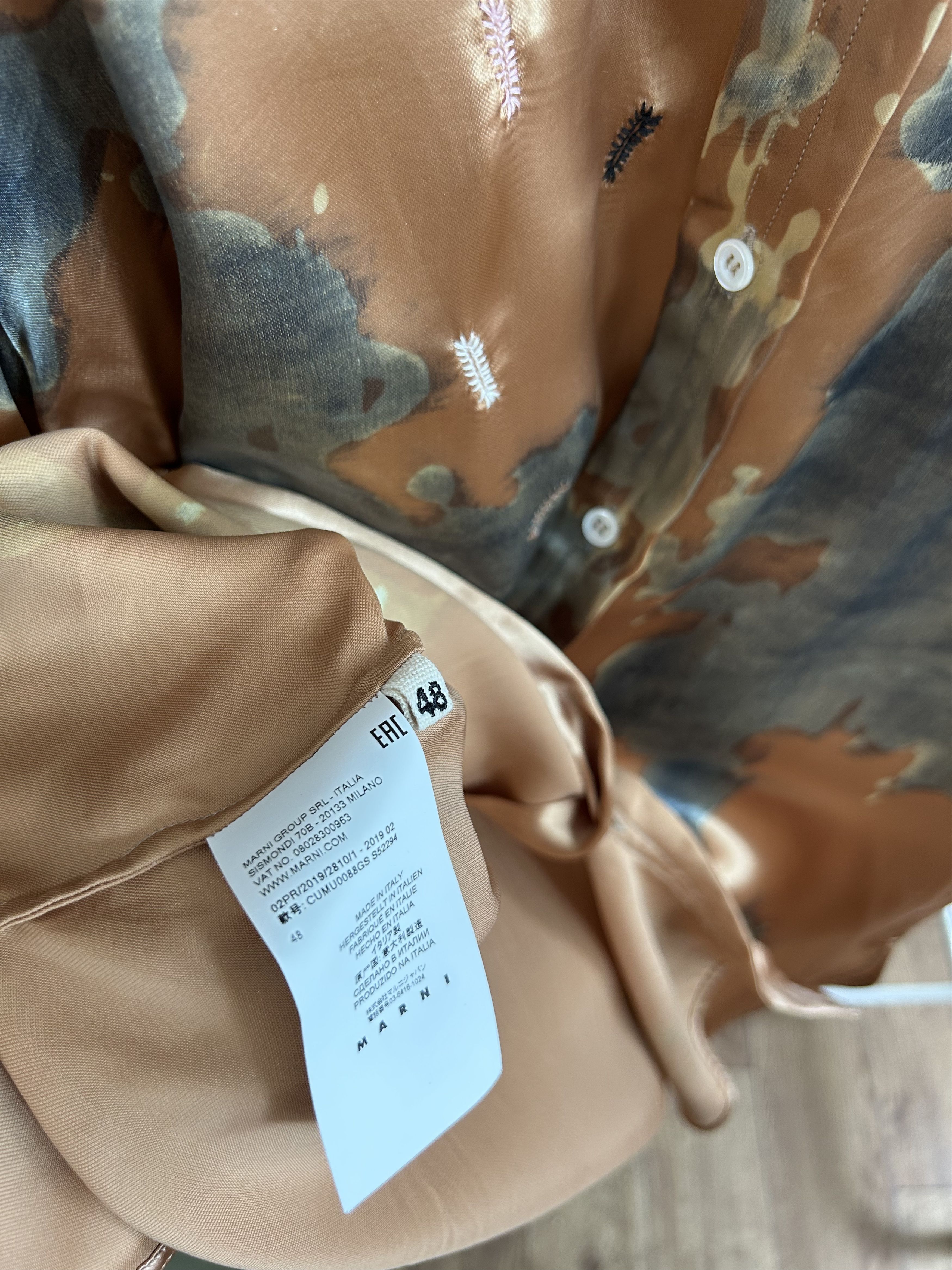 Marni MARNI Pony Hair Print Embroidery Shirt Size US M / EU 48-50 / 2 - 7 Thumbnail