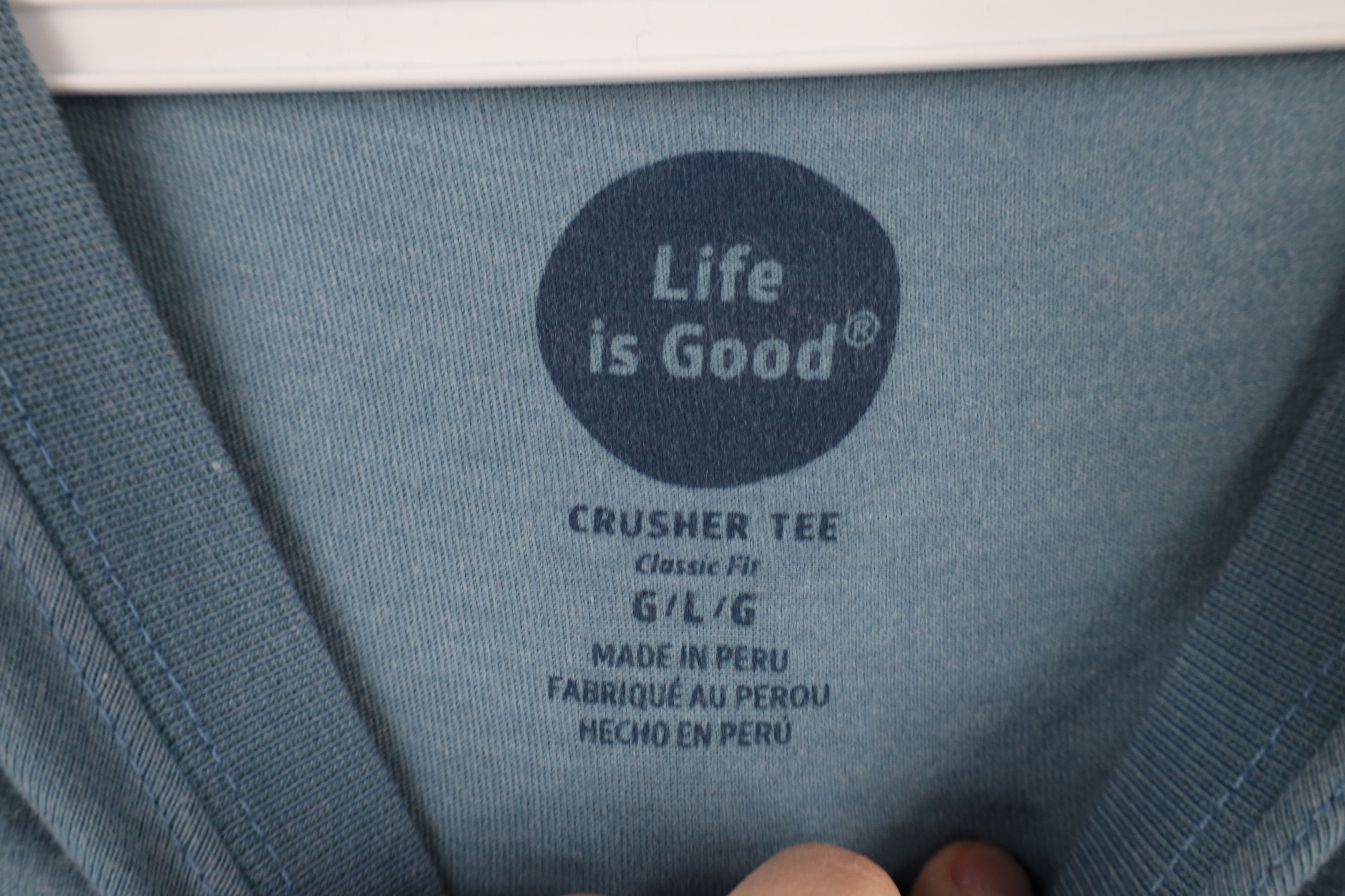 Life is Good × Vintage Life Is Good Tribal Tiger Knit Long Sleeve T-Shirt Blue Size US L / EU 52-54 / 3 - 9 Thumbnail