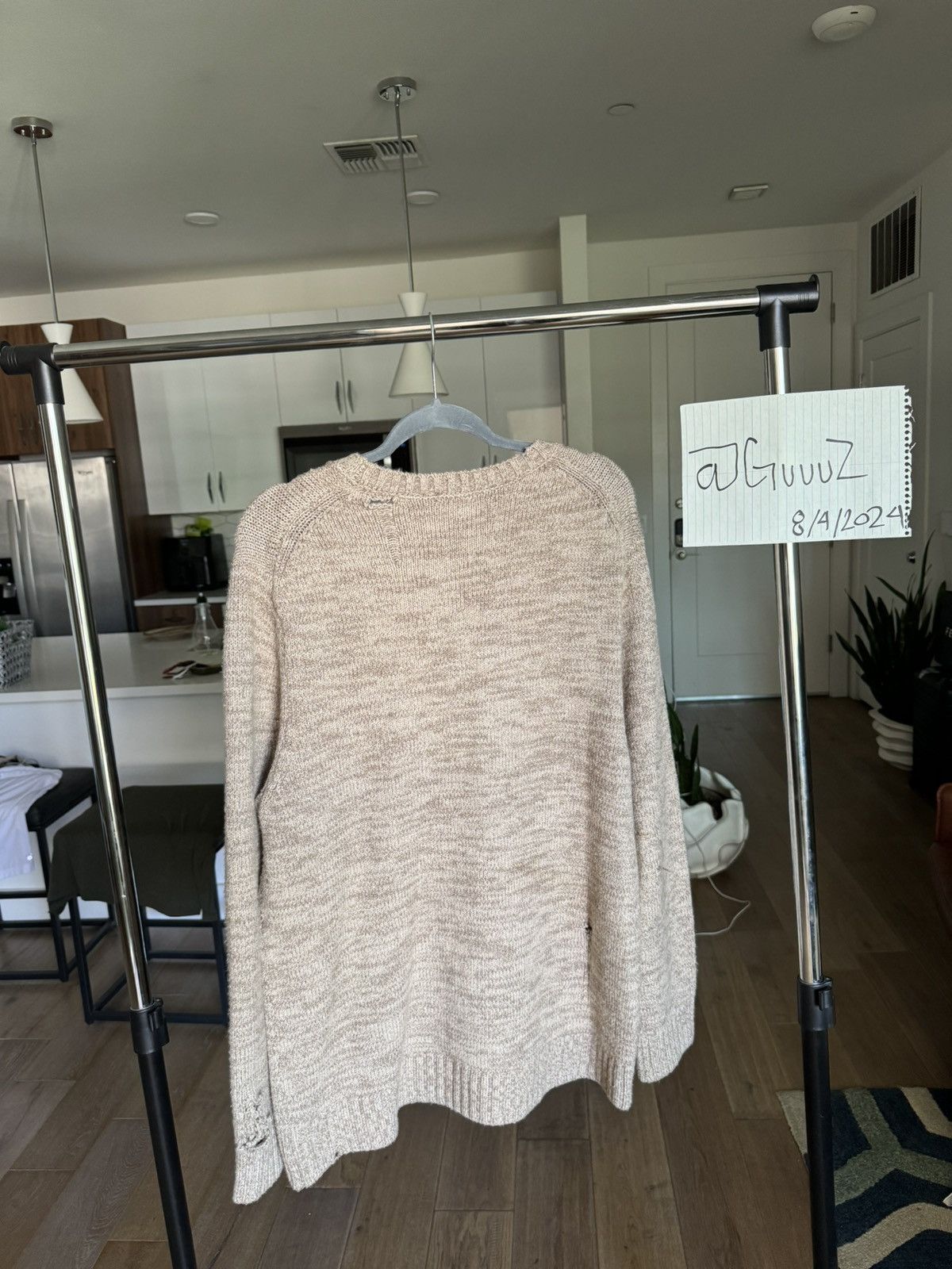 Rails Rails distressed sweater Size US XL / EU 56 / 4 - 2 Thumbnail