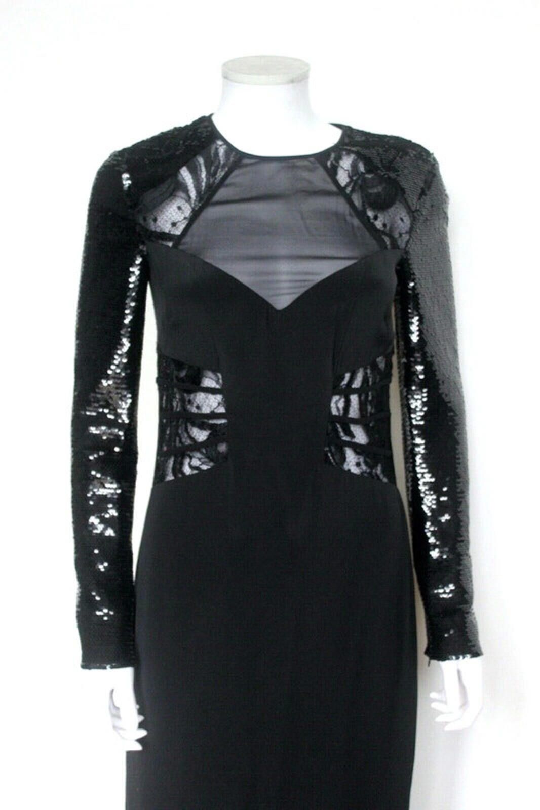 Other £3770 Emilio Pucci Sequin Lace Silk Gown Maxi Dress uk10 Size M / US 6-8 / IT 42-44 - 5 Thumbnail