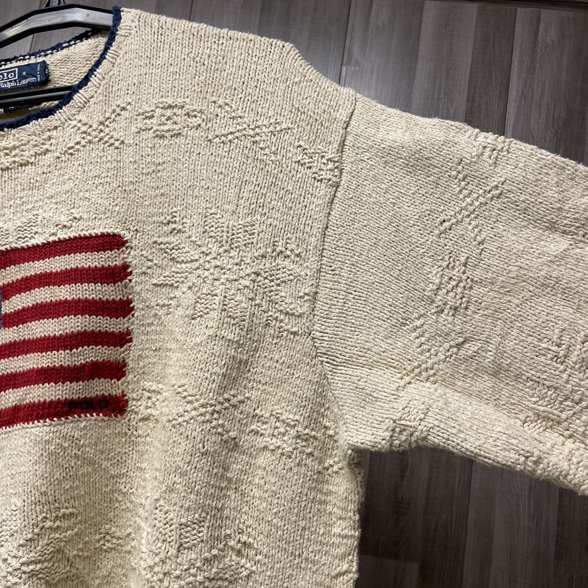 Polo Ralph Lauren Polo Ralph Lauren American Flag Sweater Size US XL / EU 56 / 4 - 7 Thumbnail