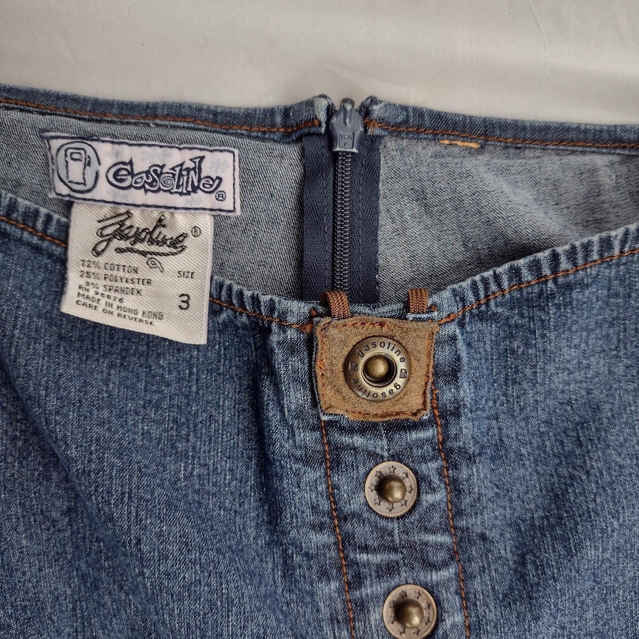 Vintage Adjustable low rise flair jeans Size 26" / US 2 / IT 38 - 5 Thumbnail