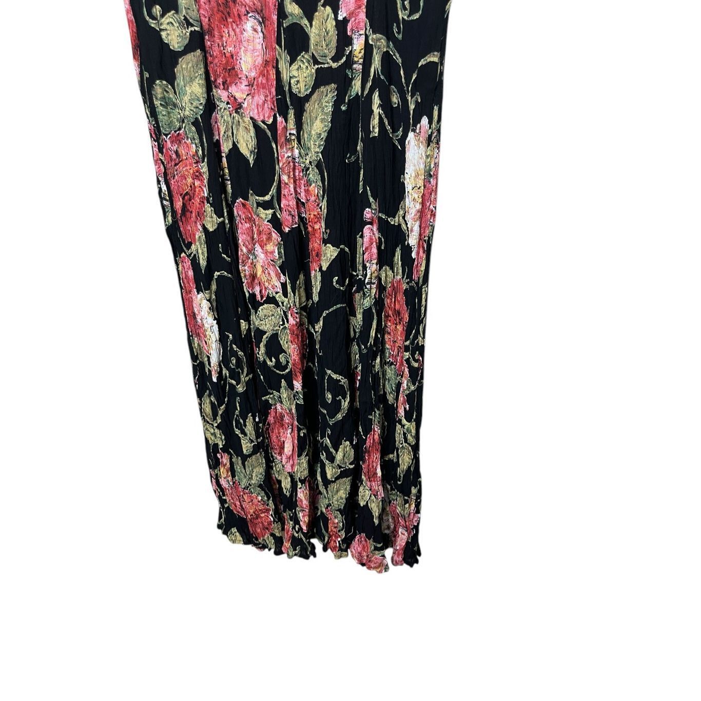 Other Vintage Nostalgia 90s Floral Print Midi Dress Size M Size M / US 6-8 / IT 42-44 - 7 Thumbnail