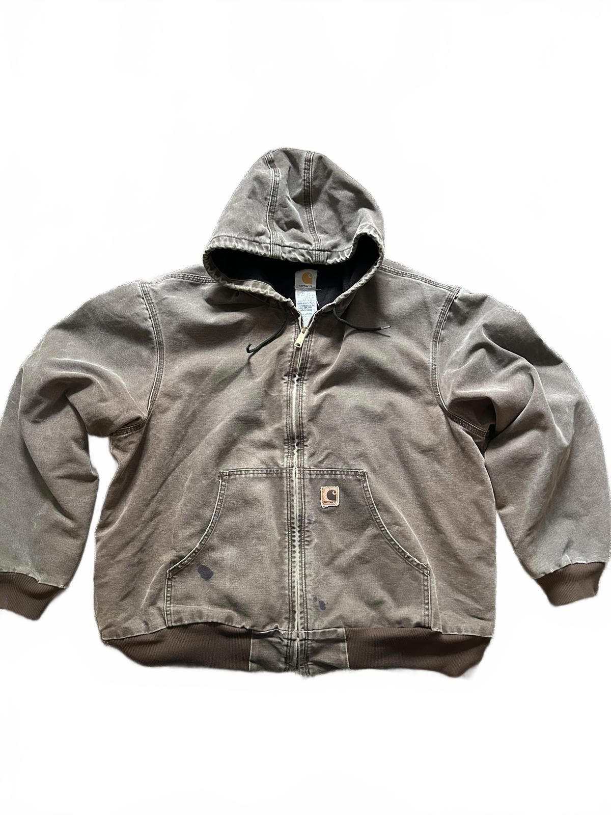 Carhartt Vintage 2000s Carhartt Brown Duck Canvas Work Jacket Size US L / EU 52-54 / 3 - 1 Thumbnail