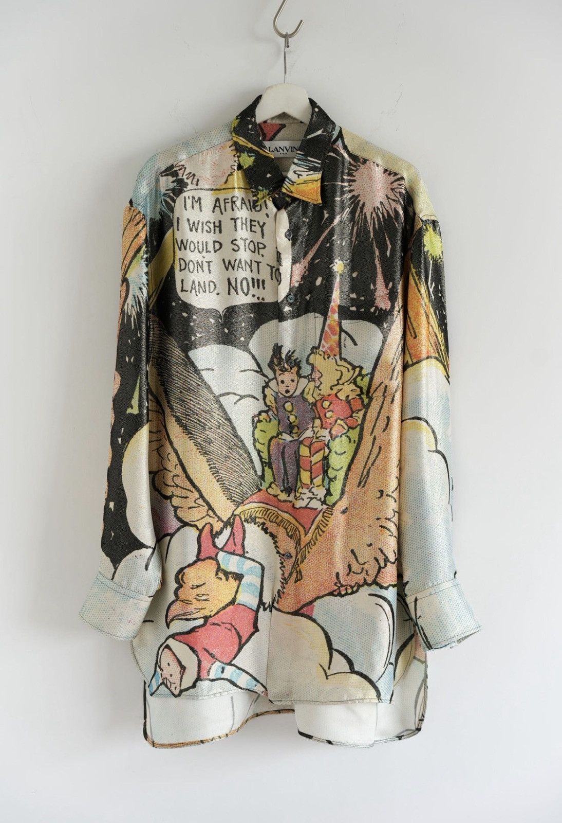Lanvin Lanvin 20SS Nemo All-Over Print Shirt J4 Size US M / EU 48-50 / 2 - 1 Thumbnail
