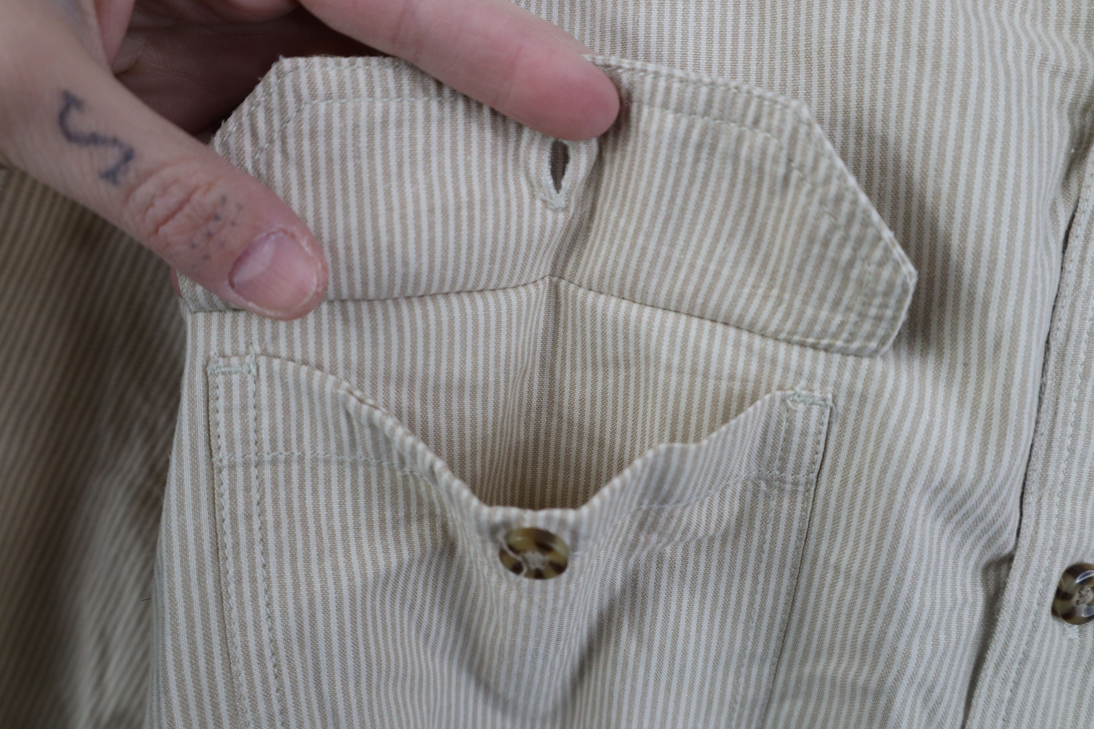 Carhartt Vintage Carhartt Striped Short Sleeve Button Down Shirt Size US L / EU 52-54 / 3 - 7 Thumbnail