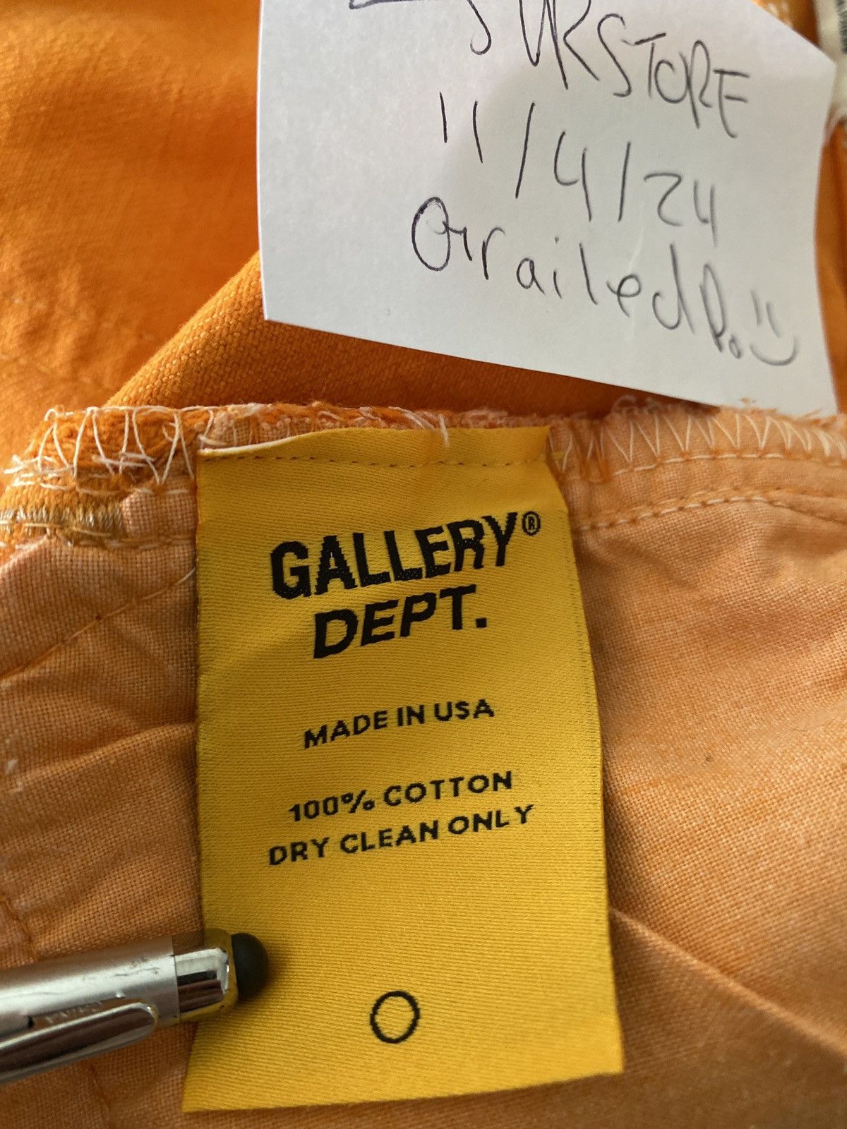 Gallery Dept. Gallery Dept Vintage Levi’s Chrome Orange LA Flare 31x32 Size US 31 - 11 Thumbnail