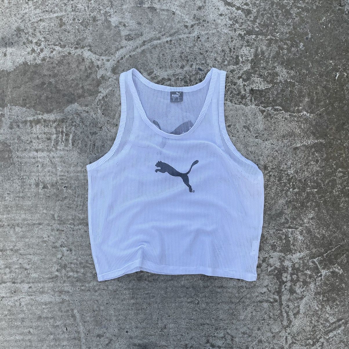 Puma × Vintage Vintage Puma Tank Top Big Logo Avant Garde Y2K Grunge Size S / US 4 / IT 40 - 1 Thumbnail