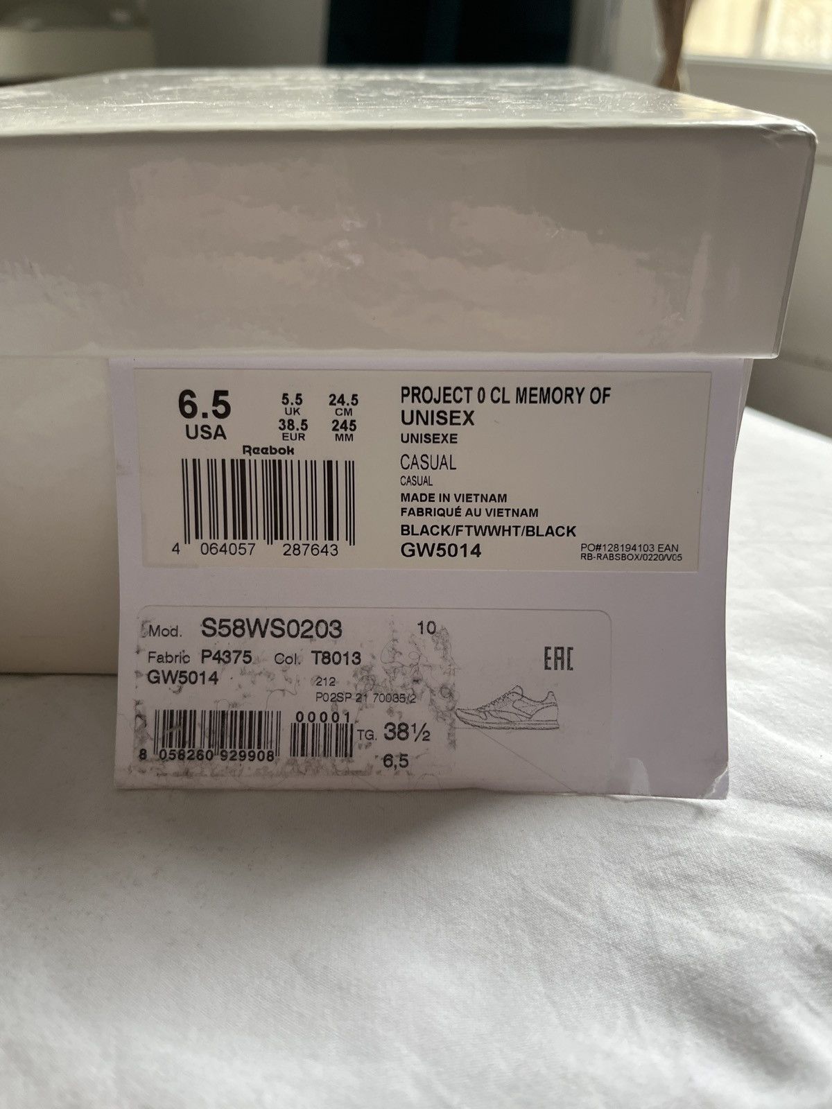 Maison Margiela × Reebok Project 0 CL Memory of Unisex Size US 5.5 / IT 35.5 - 10 Thumbnail