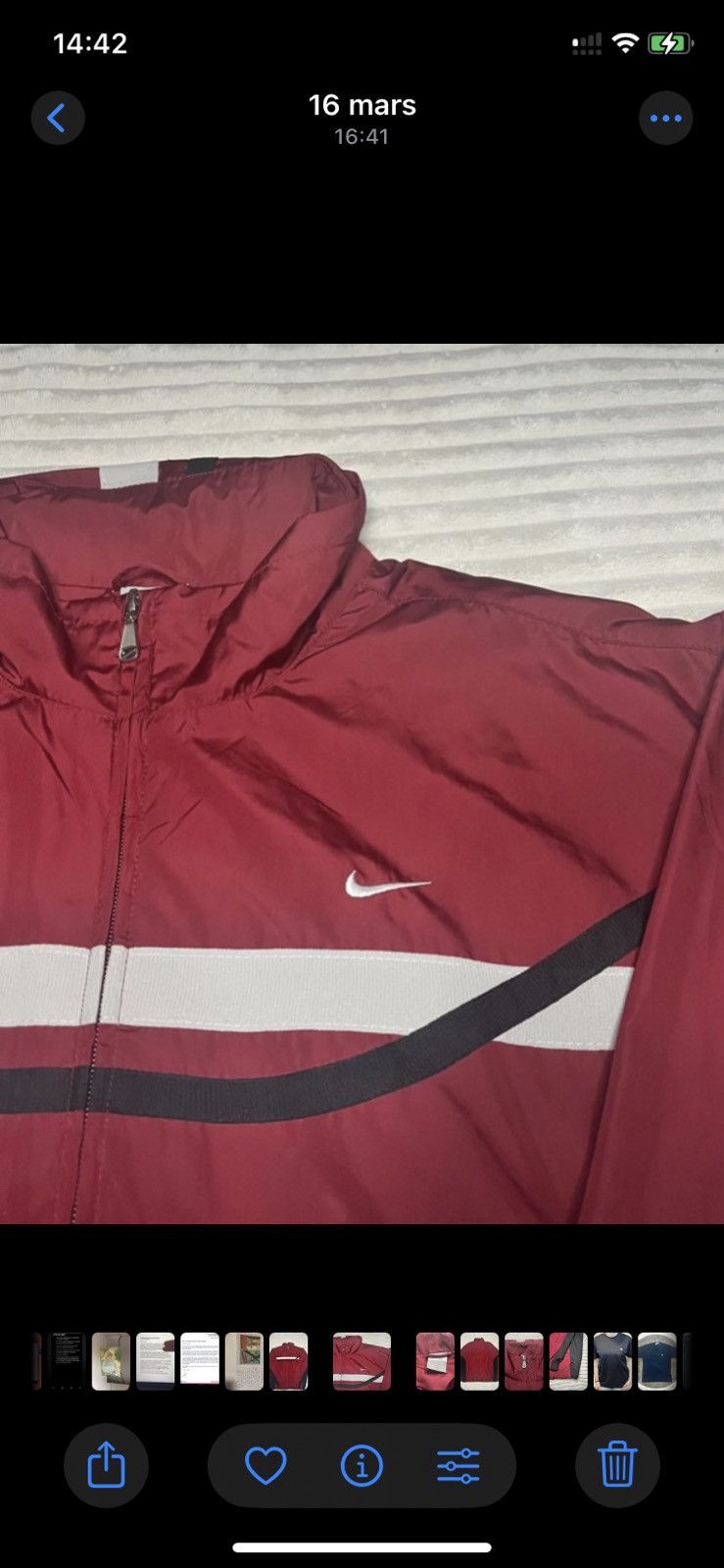 Nike Track Jacket Nike Solo Swoosh Vintage 00’s Size US XXL / EU 58 / 5 - 2 Thumbnail