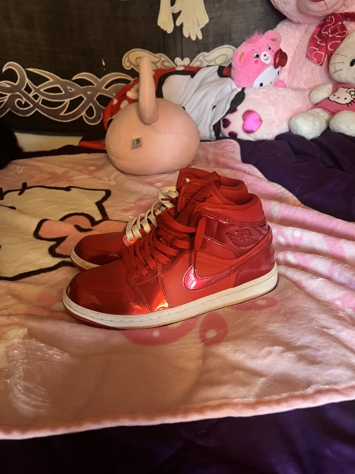 Nike pomegranate jordan 1 high Size US 8.5 / IT 38.5 - 3 Thumbnail