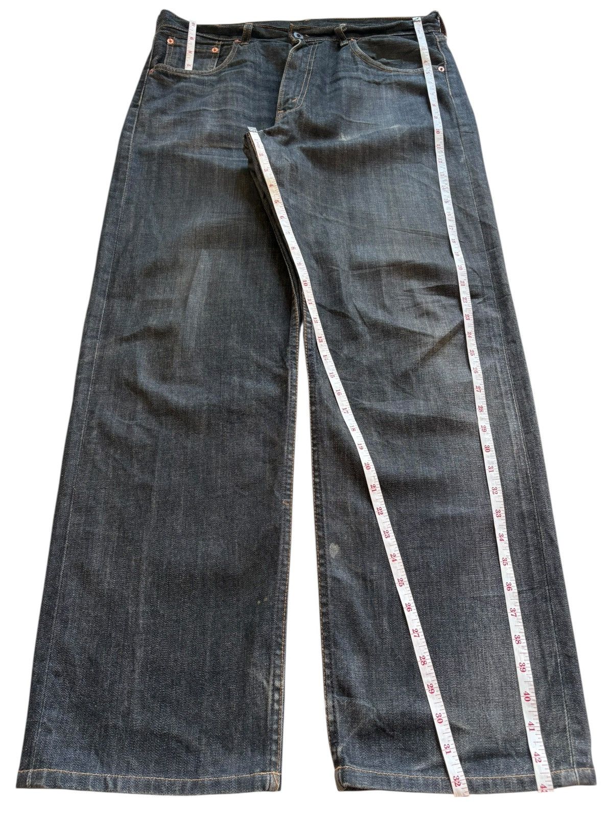 Levi's Vintage 90s Levis 503 Rusty Wash Baggy Jeans Size US 36 / EU 52 - 13 Thumbnail