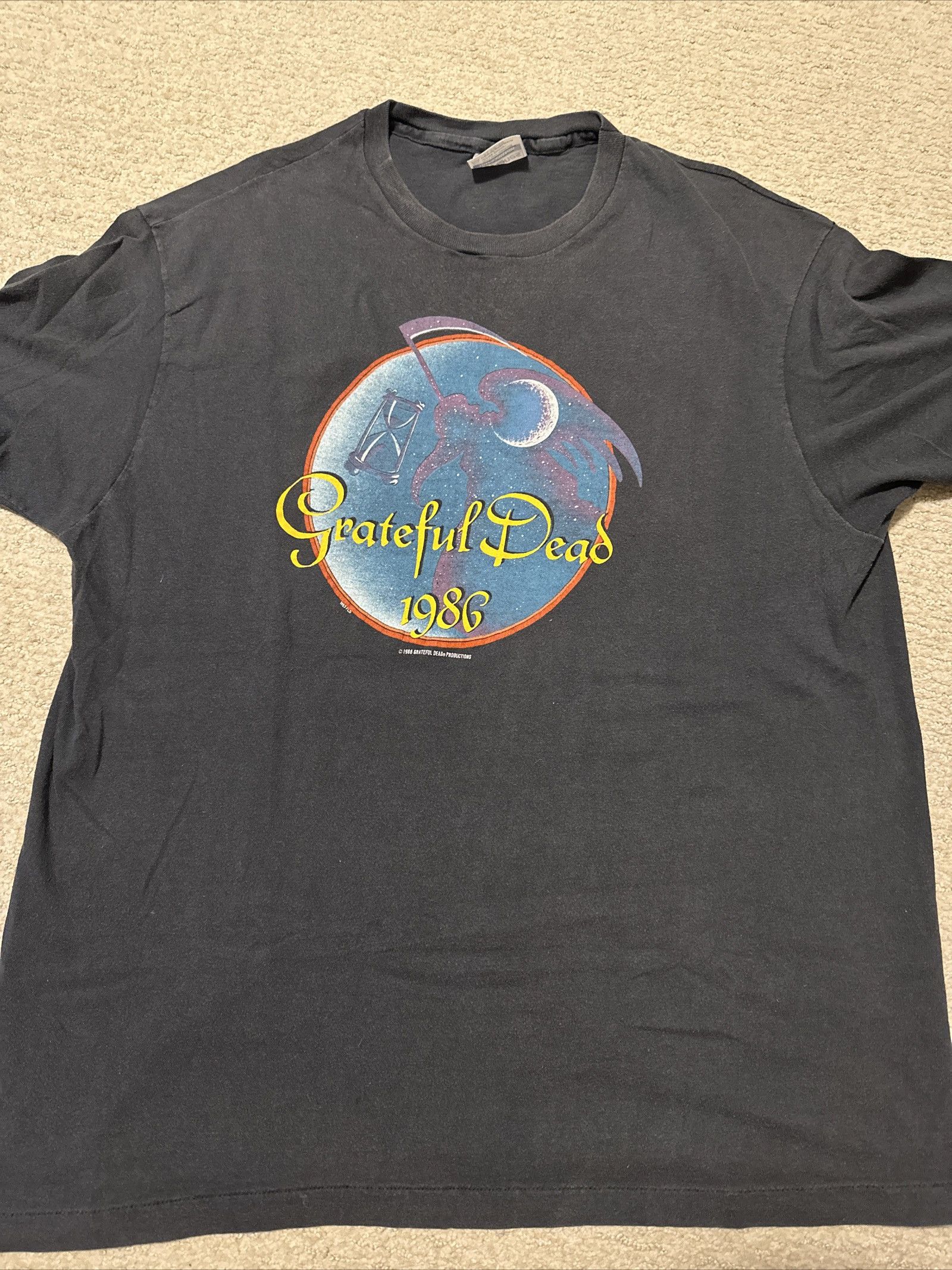 1986 T-Shirt Grateful Dead XL Tour ミュージシャン