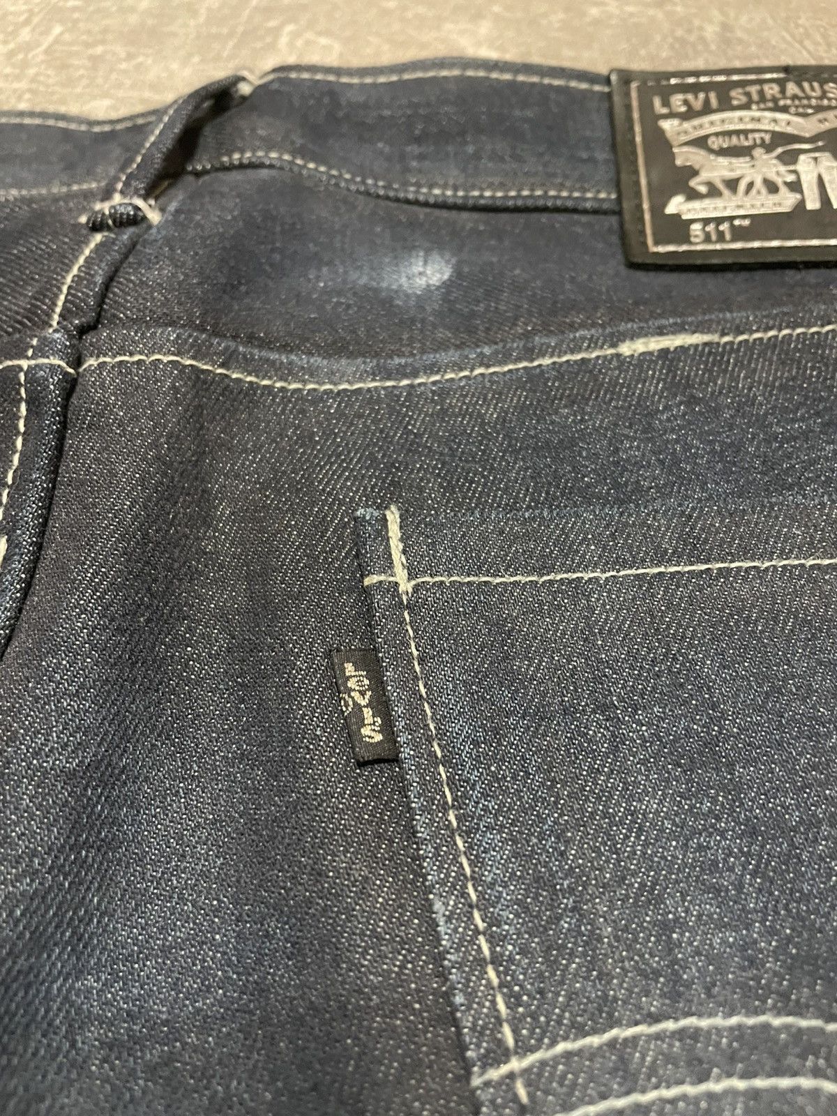 Levi's Vintage Levis Black Tab Distressed Heavy Denim Jeans 32/34 Size US 32 / EU 48 - 9 Thumbnail