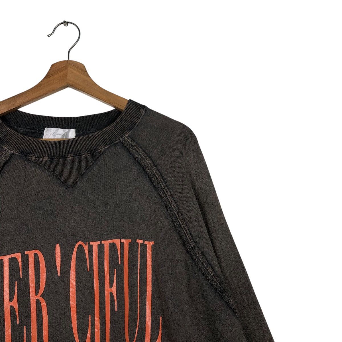 Japanese Brand Vintage Sweatshirt Mer'Giful Big Logo Spell Out IsseyMiyake Size US L / EU 52-54 / 3 - 7 Thumbnail