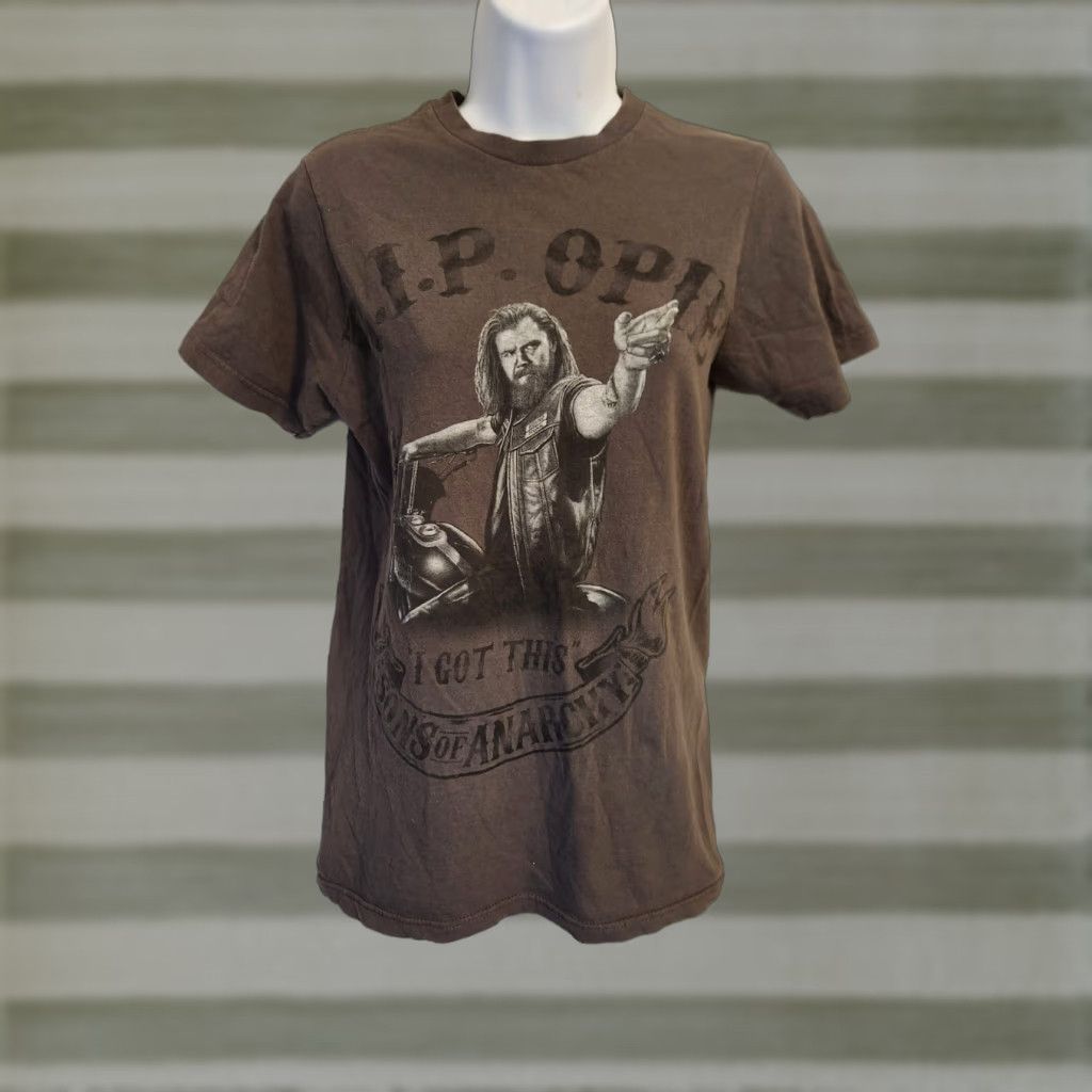 Vintage Sons Of Anarchy Shirt Womens Small Gray RIP Opie I Got This Short Sleeve Size S / US 4 / IT 40 - 1 Thumbnail