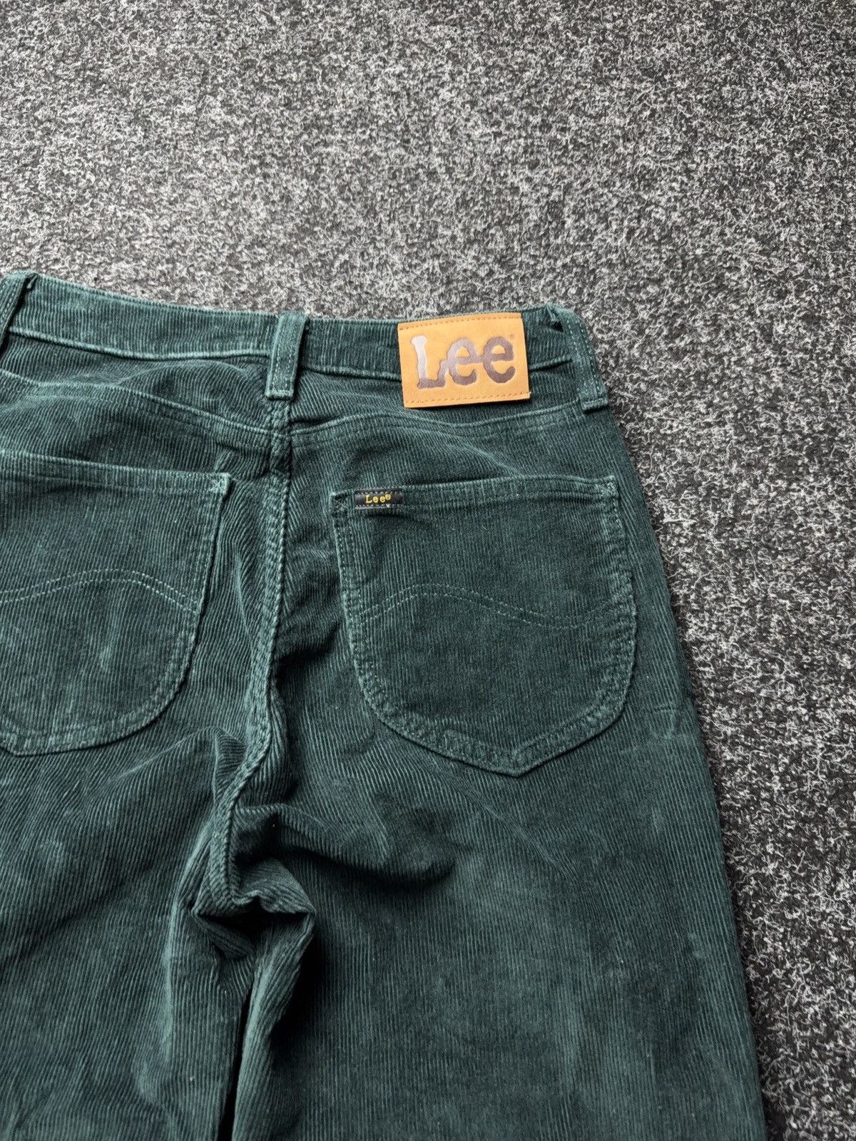 Lee 00s Lee CAROL Corduroy Pants Green Straight Y2K Women W27 Size 27" / US 4 / IT 40 - 13 Thumbnail