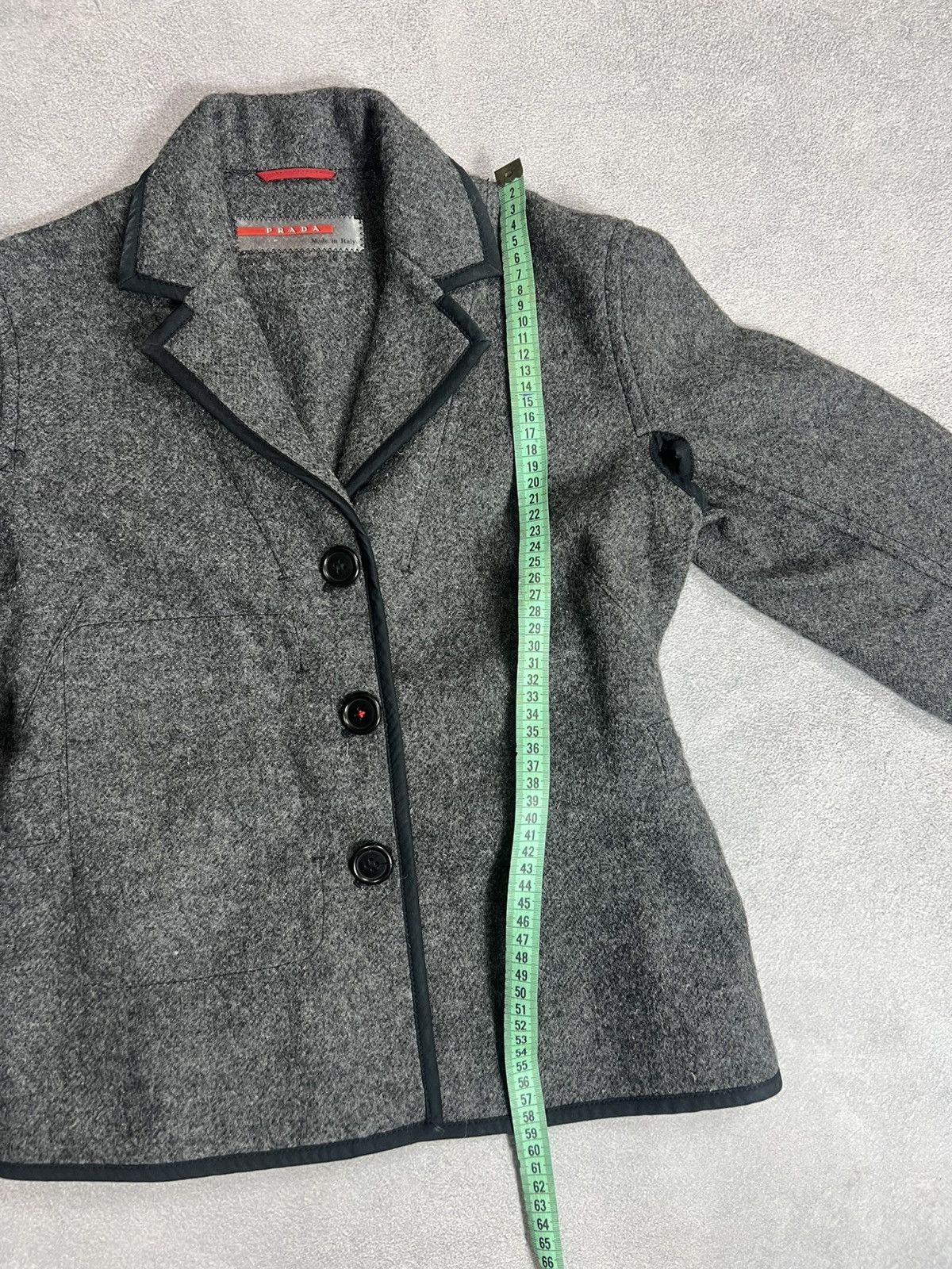 Prada Luxury Prada 00s Wool Blazer Rare Jacket! Hype Size M / US 6-8 / IT 42-44 - 14 Thumbnail