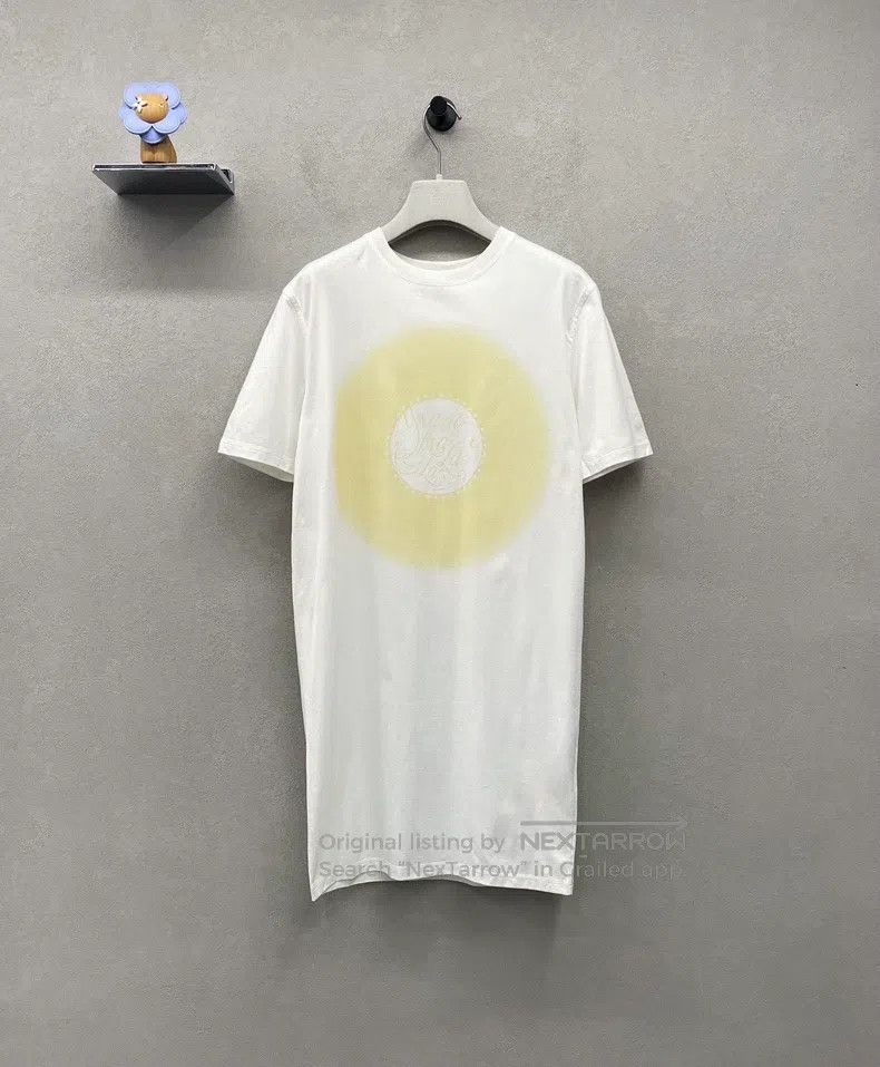 Hermes Hermes Logo Printed Short-Sleeve Dress, Yellow Ombre Size XS / US 0-2 / IT 36-38 - 1 Thumbnail