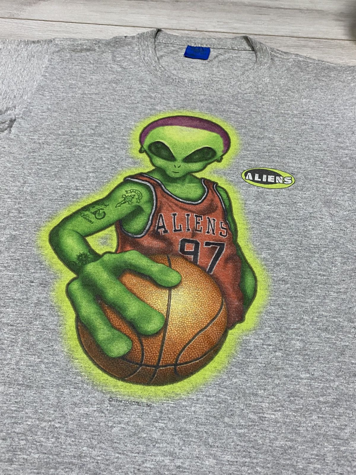 Alien Workshop Denis Rodman NBA 1996 USA Alien Workshop 90s vintage t-shirt Size US L / EU 52-54 / 3 - 2 Thumbnail