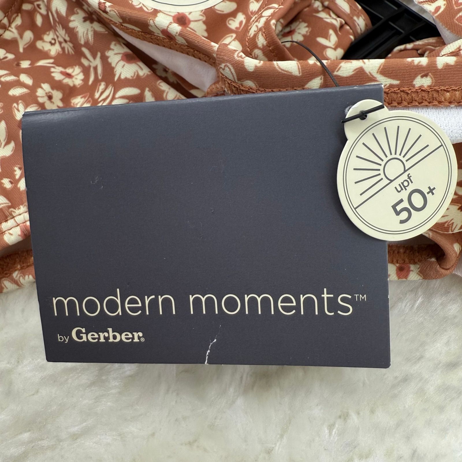 Other NWT Gerber Modern Moments Girls 2-Piece Toddler Swimsuit 12M Size ONE SIZE - 7 Thumbnail