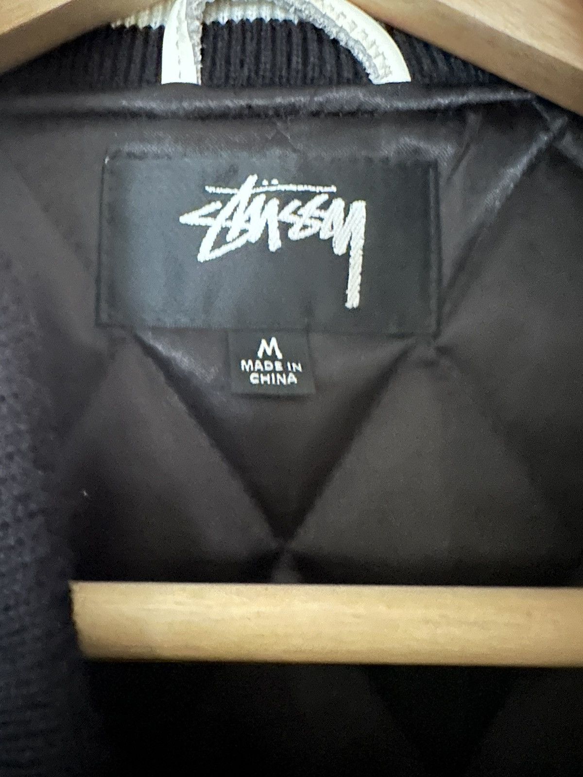 DENIM TEARS × Stussy Stussy Denim Tears Varsity Jacket Size US M / EU 48-50 / 2 - 6 Thumbnail