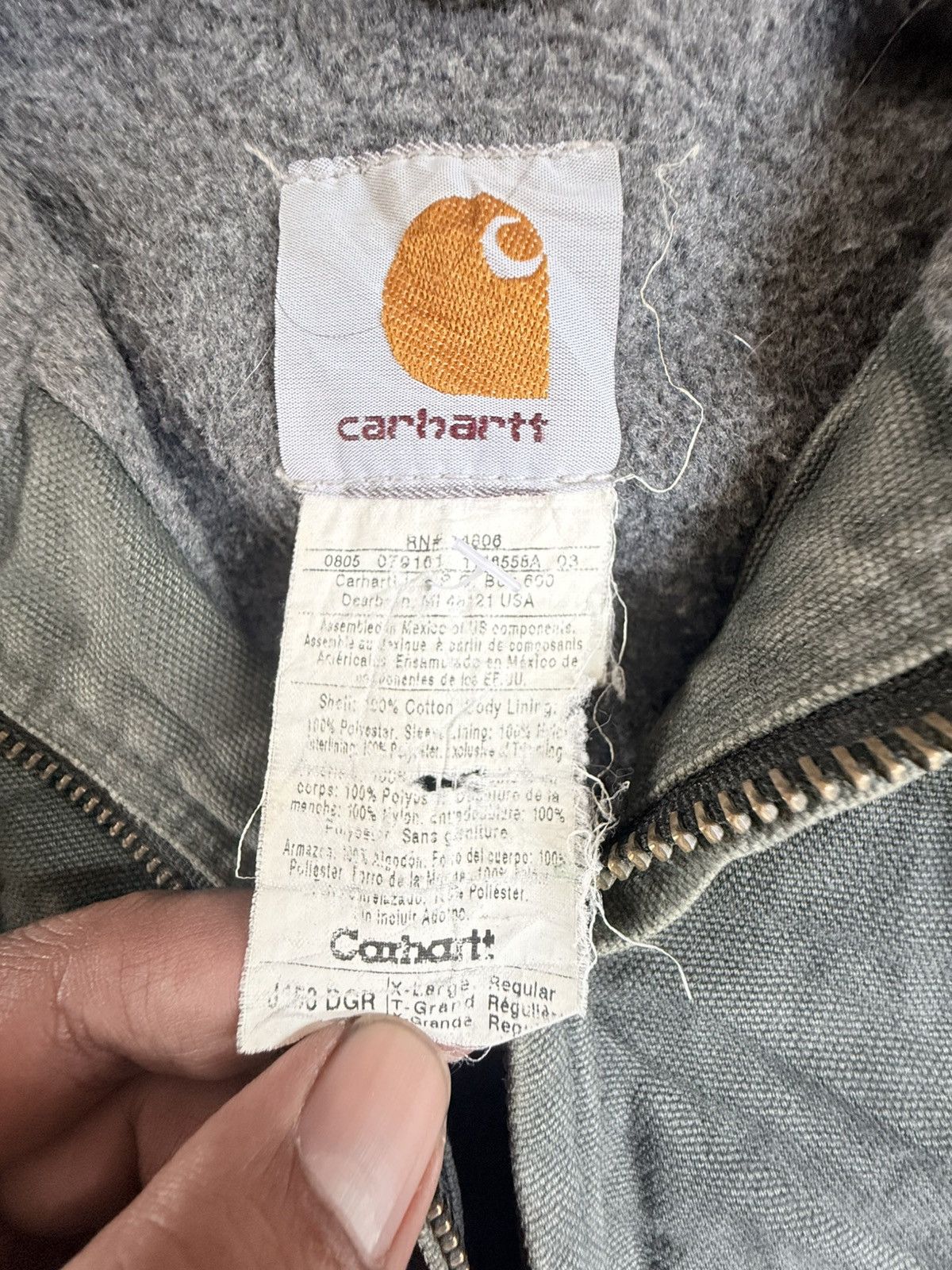 Carhartt Carhatt active jacket olive green Size US XL / EU 56 / 4 - 4 Thumbnail