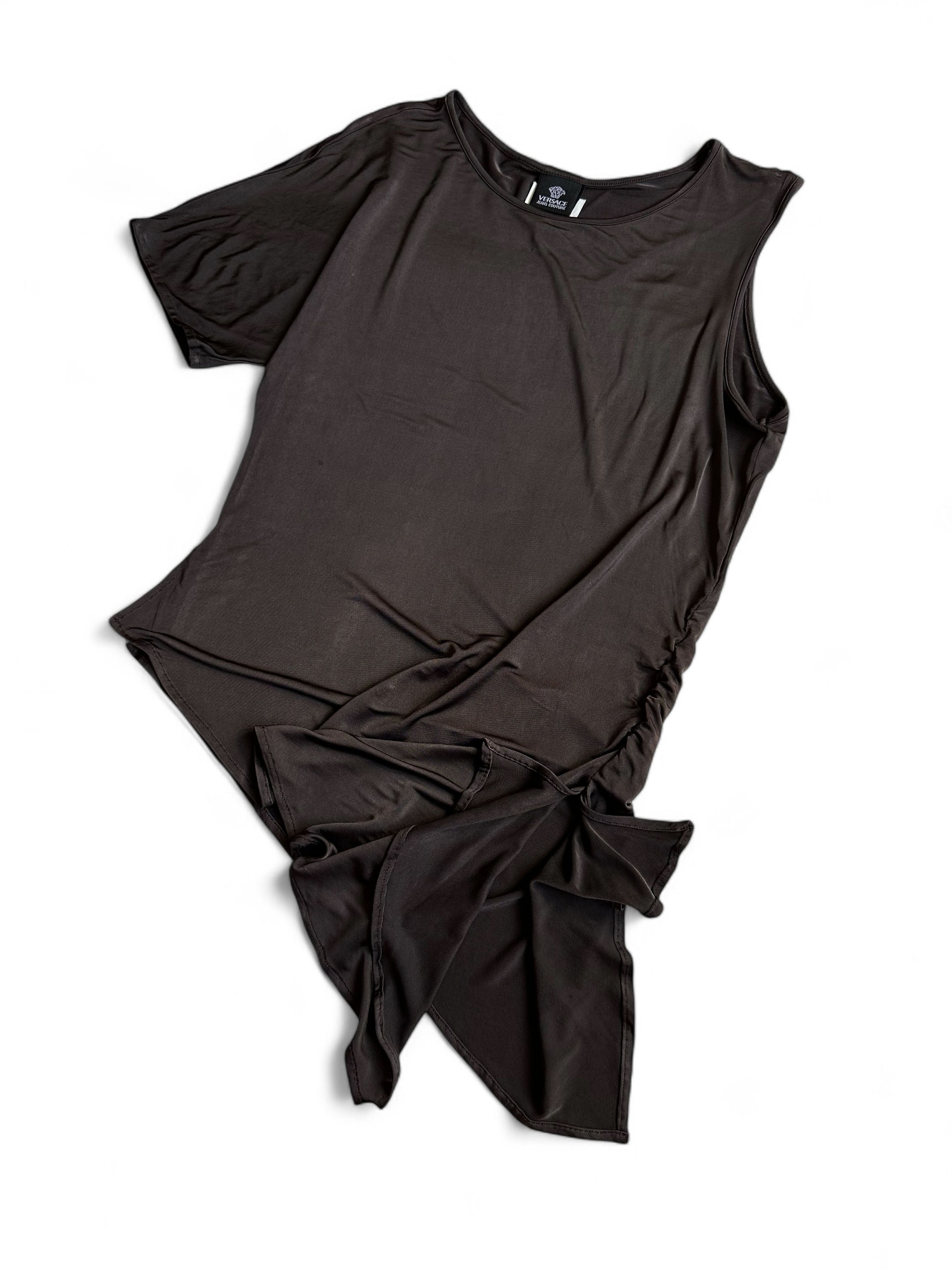 Versace Spectacular Vintage Versace Top Brown (S) Size S / US 4 / IT 40 - 2 Thumbnail