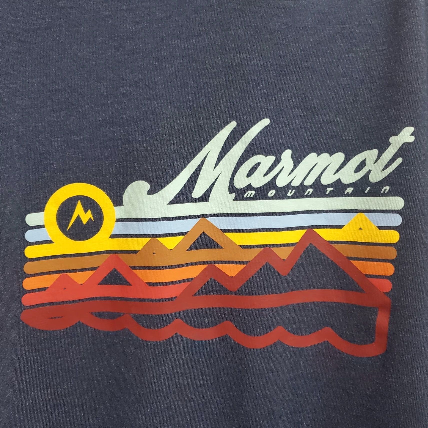 Marmot Marmot Hoodie Mens XL Blue Mountain Graphic Long Sleeve Pullover Outdoors Kangaroo Pocket Regular Fit Casual Sweatshirt Size US XL / EU 56 / 4 - 4 Thumbnail