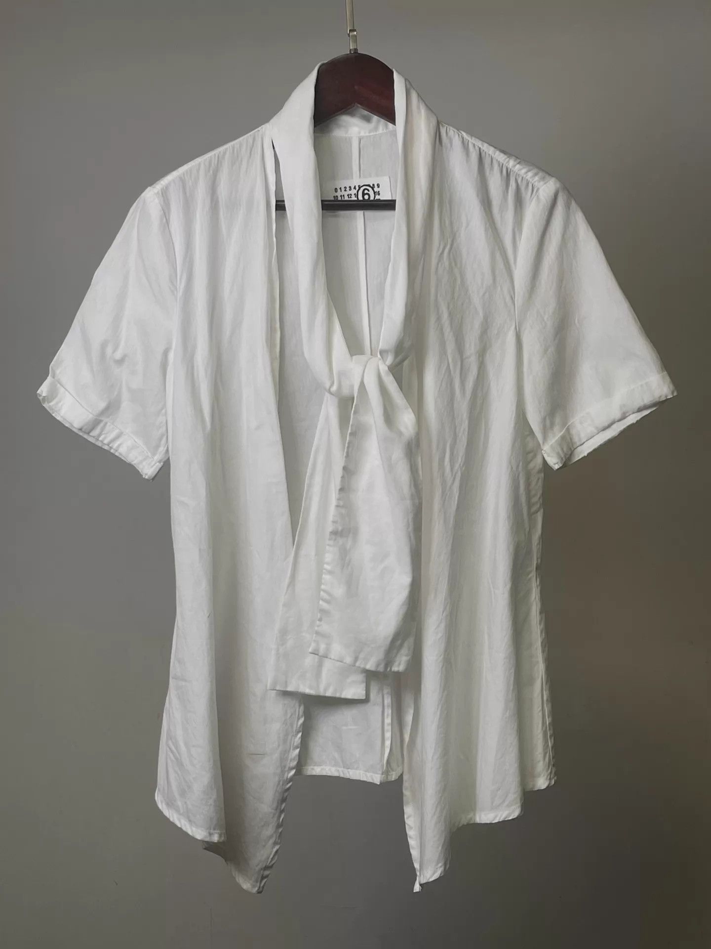 Maison Margiela Maison Margiela Line6 Scarf Shirts 40 MM Era Size S / US 4 / IT 40 - 1 Thumbnail