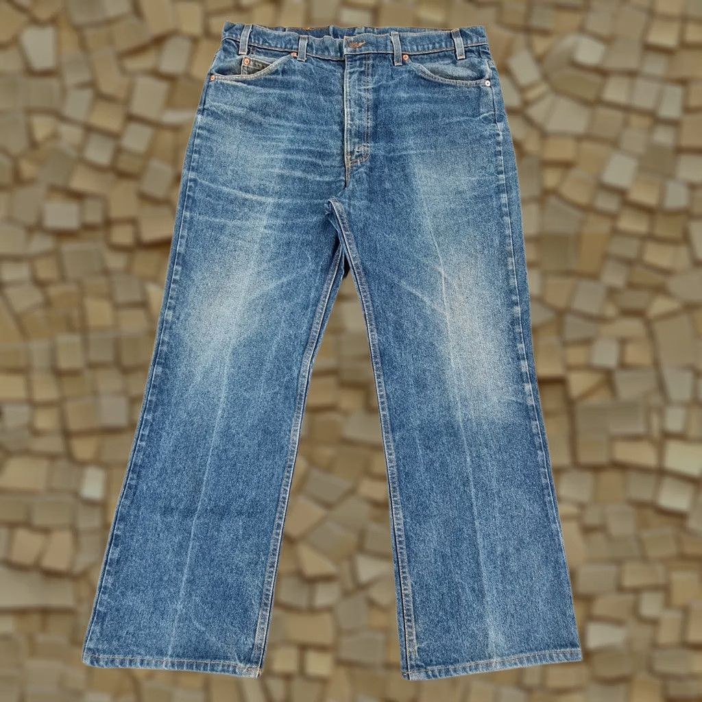 Levi's VINTAGE Levi's 517 Jeans Jeans Bootcut Denim 90s Blue W38 L28 Made In USA Mens Regular 5-Pocket Comfort Jacket? Size US 38 / EU 54 - 1 Thumbnail